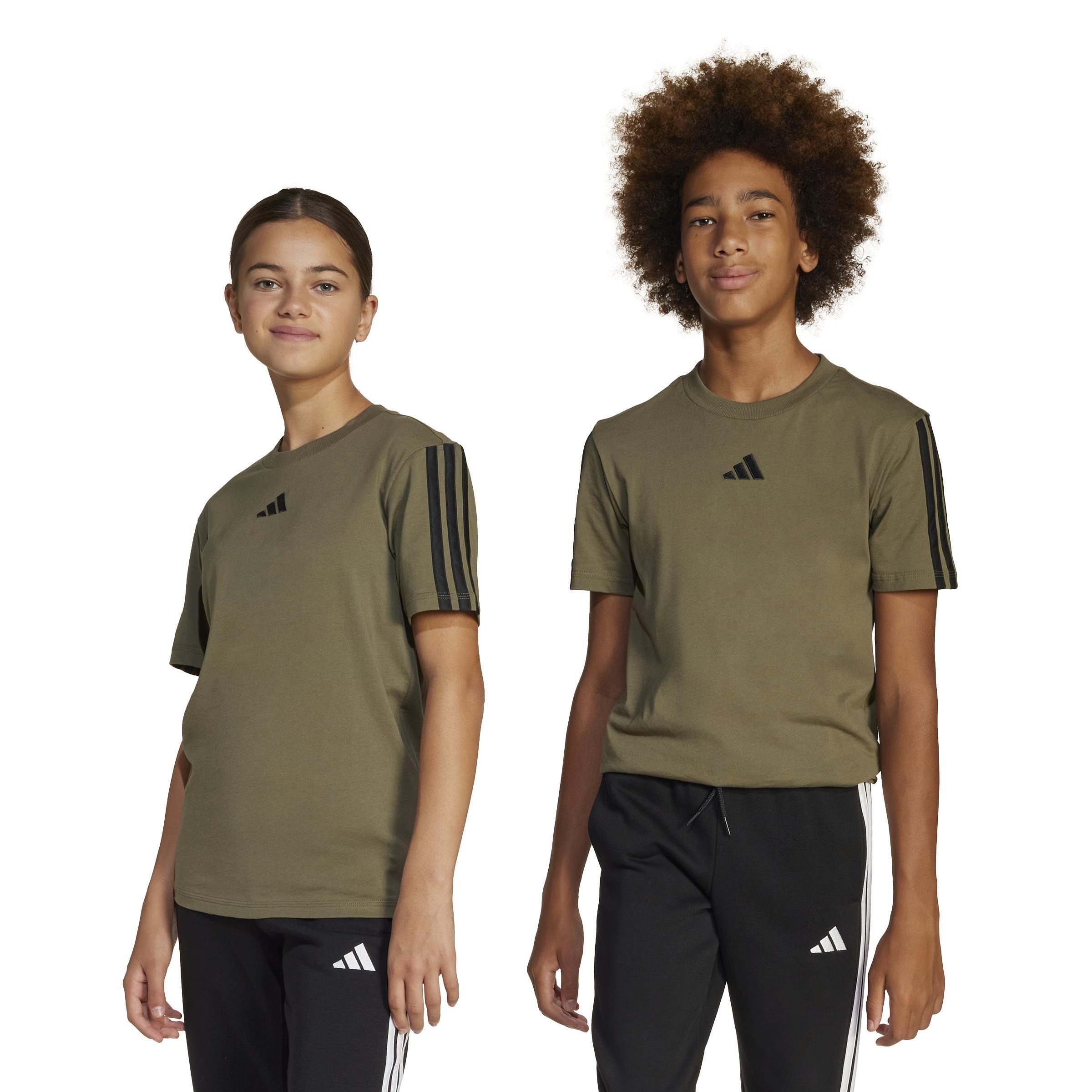 Unisex Kids Essentials Tee, Green, A701_ONE, large image number 9