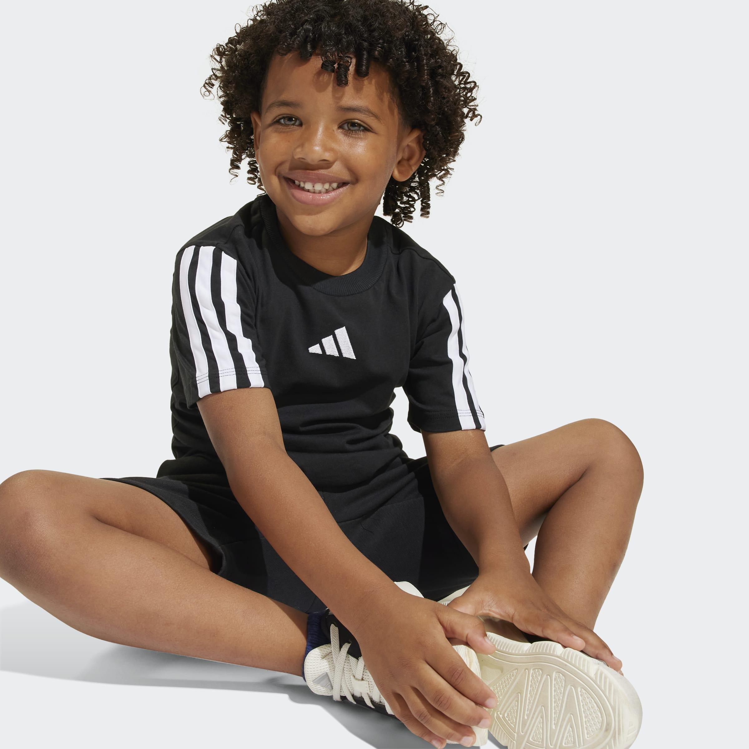 Kids Unisex Essentials T-Shirt, Black, A701_ONE, large image number 3