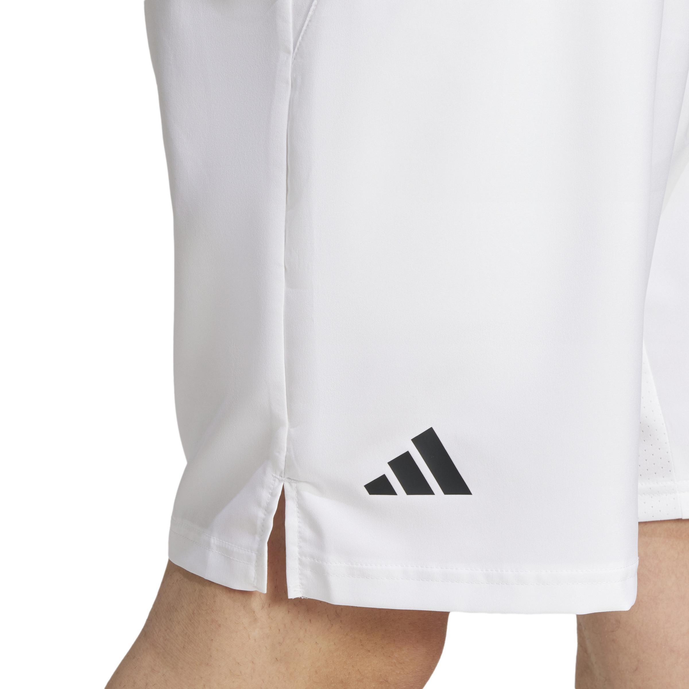 Club Tennis Climacool 3-Stripes Shorts, White, A701_ONE, large image number 5