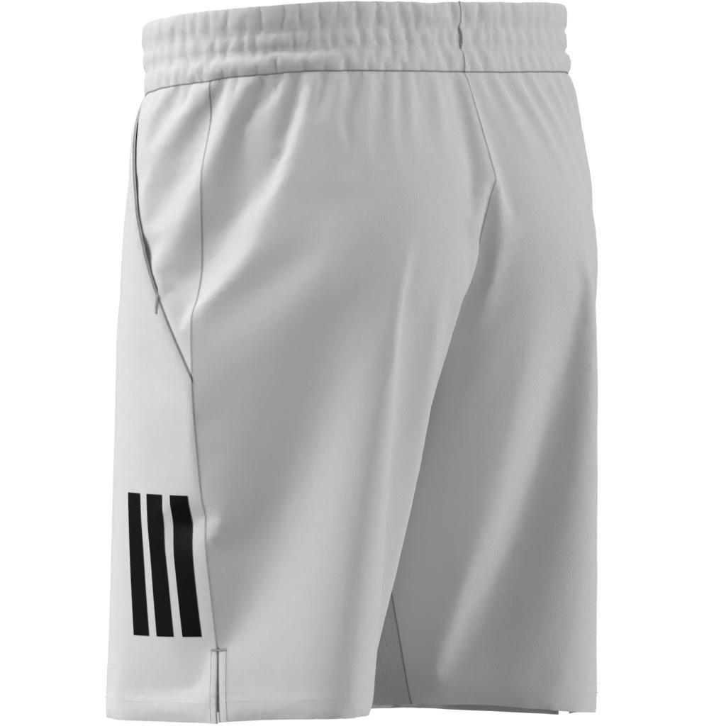 Club Tennis Climacool 3-Stripes Shorts, White, A701_ONE, large image number 14