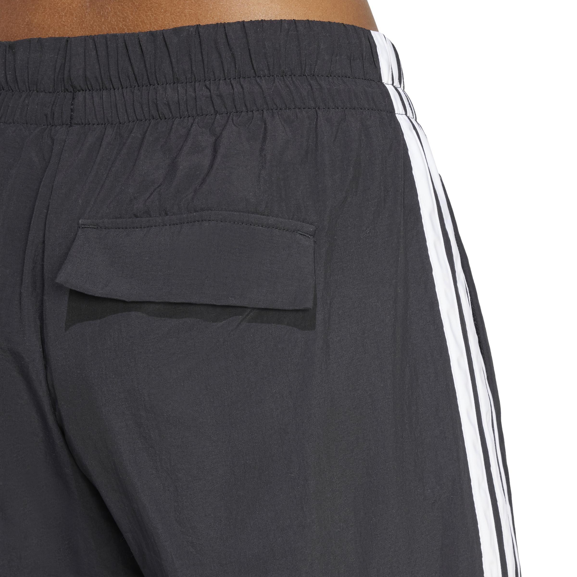 Essentials 3-Stripes Lifestyle Woven Parachute Tracksuit Bottoms, Black, A701_ONE, large image number 2