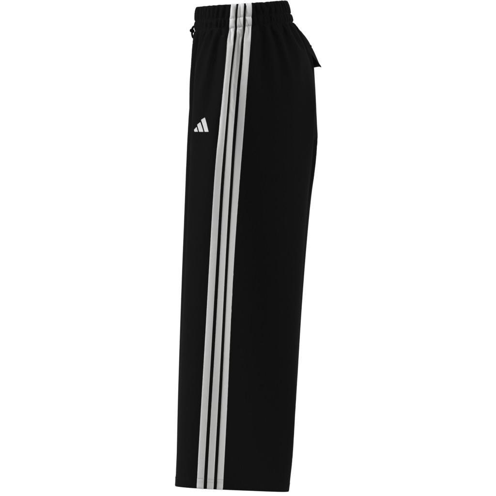 Essentials 3-Stripes Lifestyle Woven Parachute Tracksuit Bottoms, Black, , large image number 5