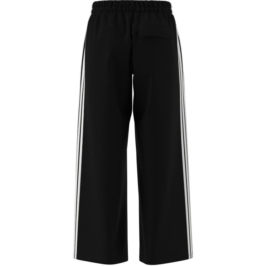 Essentials 3-Stripes Lifestyle Woven Parachute Tracksuit Bottoms, Black, , large image number 9
