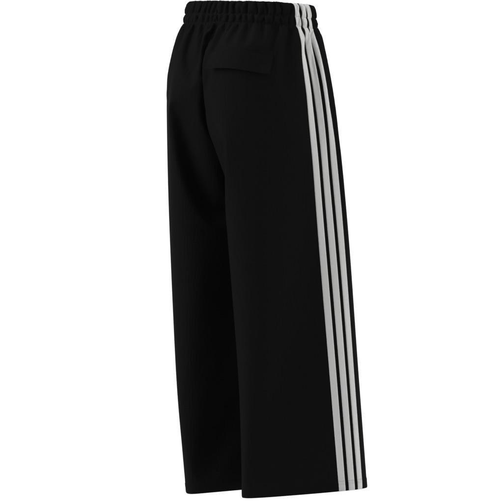 Essentials 3-Stripes Lifestyle Woven Parachute Tracksuit Bottoms, Black, , large image number 10