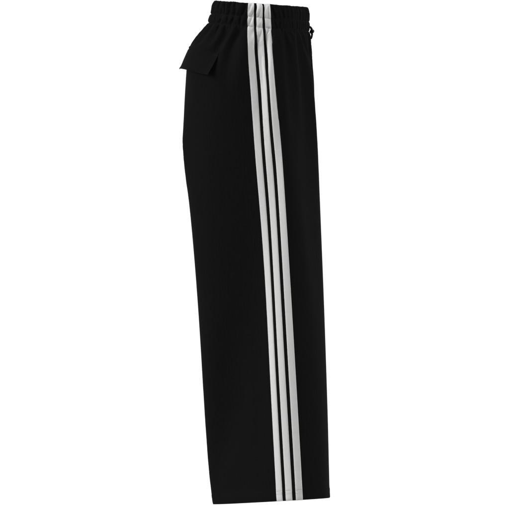 Essentials 3-Stripes Lifestyle Woven Parachute Tracksuit Bottoms, Black, , large image number 11