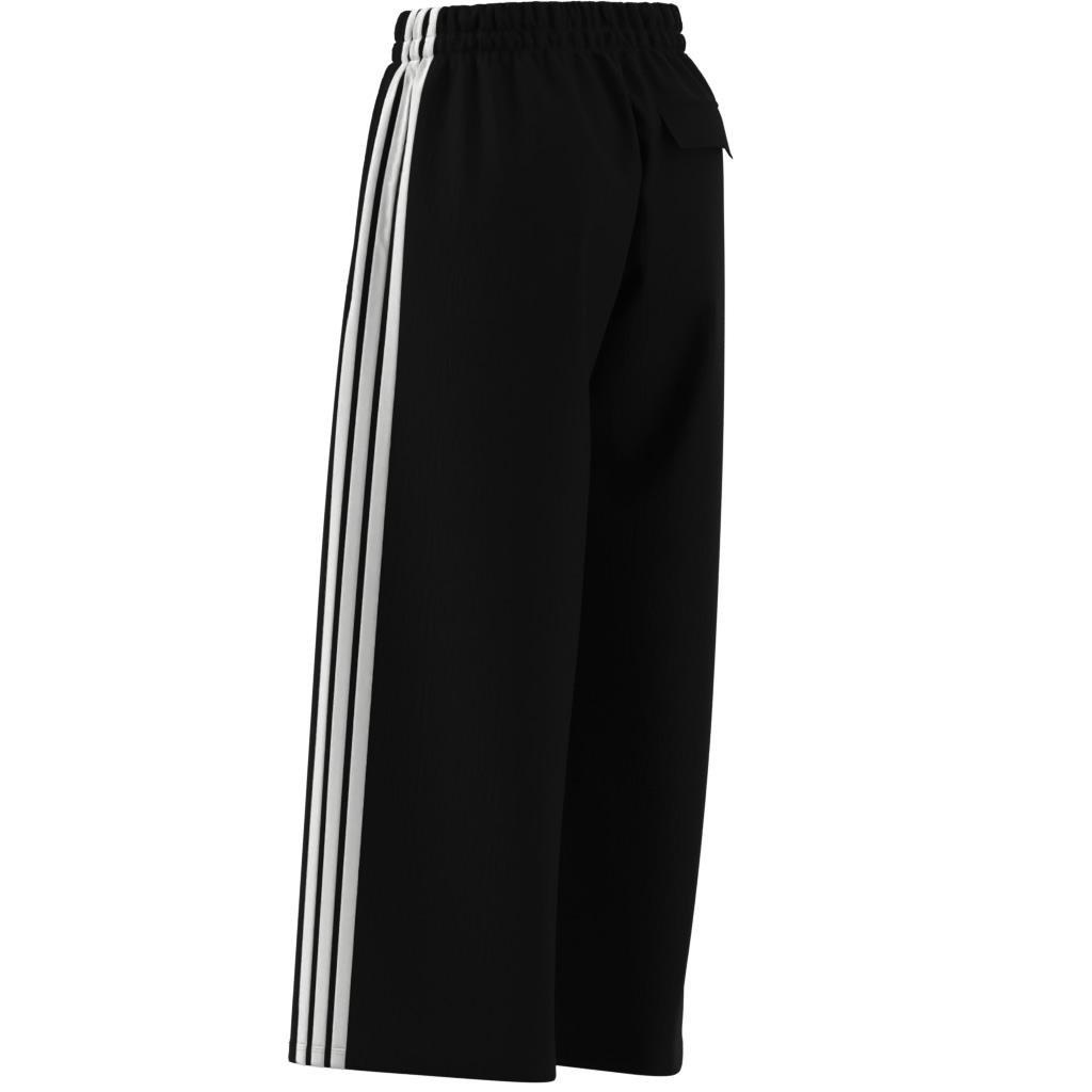 Essentials 3-Stripes Lifestyle Woven Parachute Tracksuit Bottoms, Black, , large image number 14