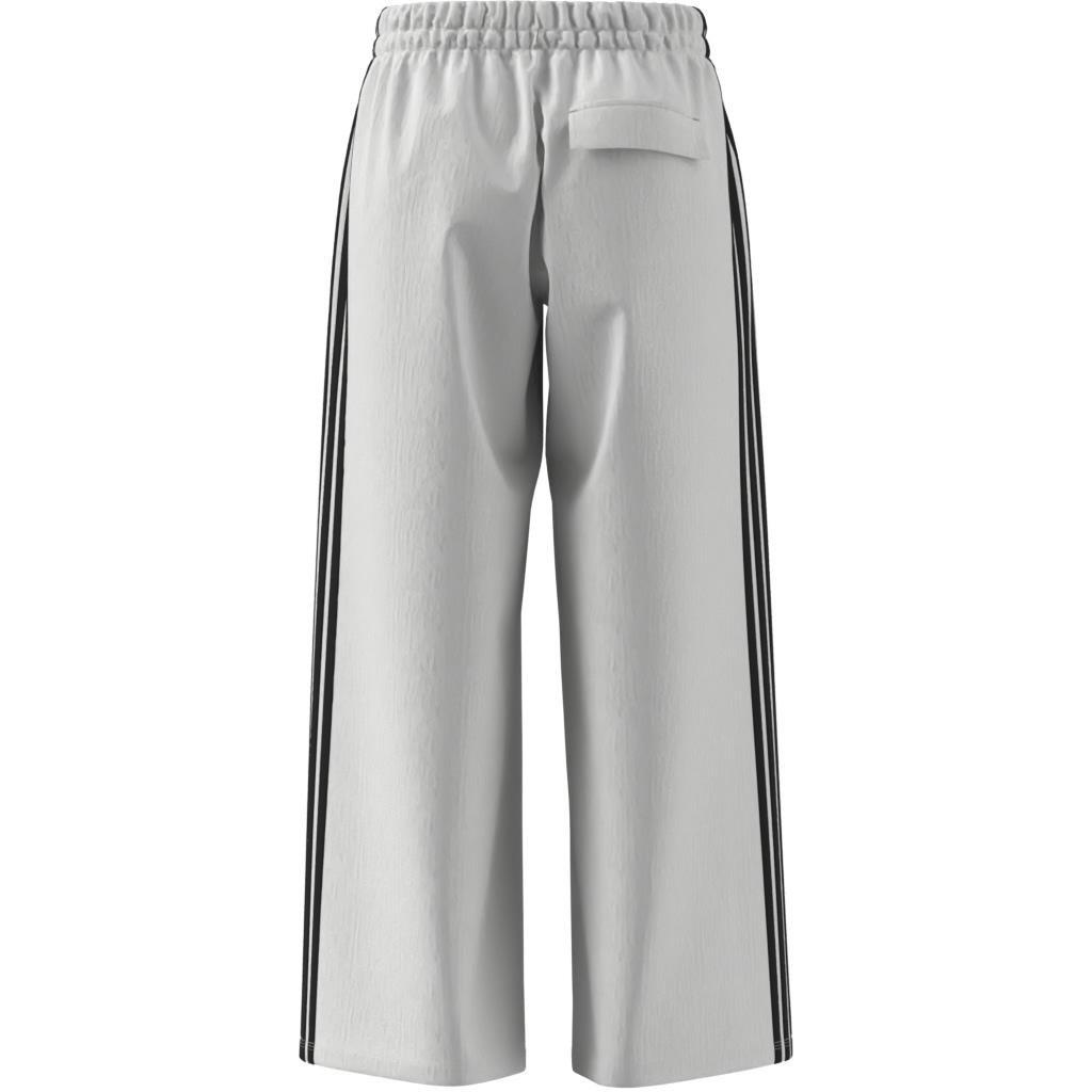 Essentials 3-Stripes Lifestyle Woven Parachute Tracksuit Bottoms, White, , large image number 10