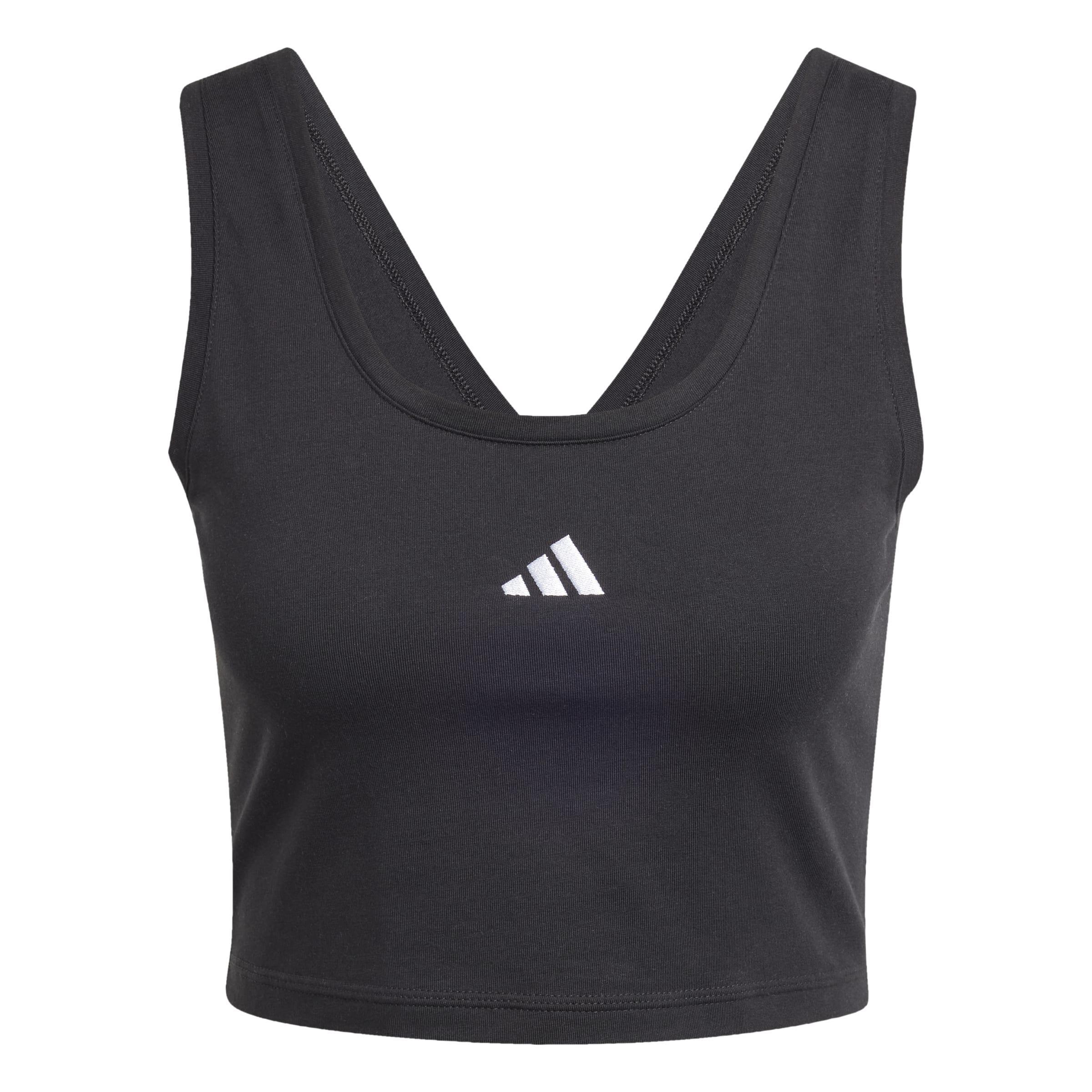 Essentials Small Logo Cotton Lifestyle Tank Top, Black, A701_ONE, large image number 0