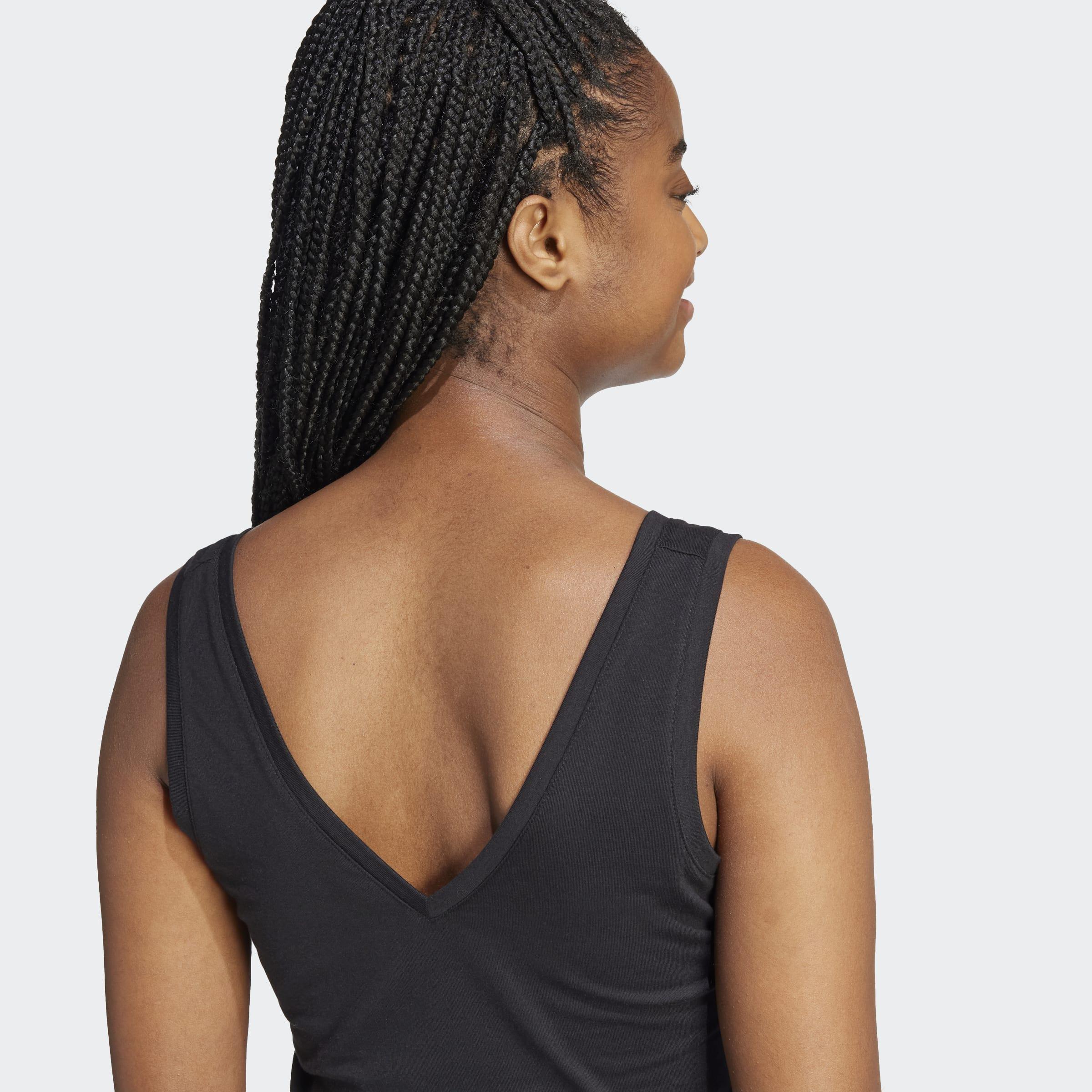 Essentials Small Logo Cotton Lifestyle Tank Top, Black, A701_ONE, large image number 4