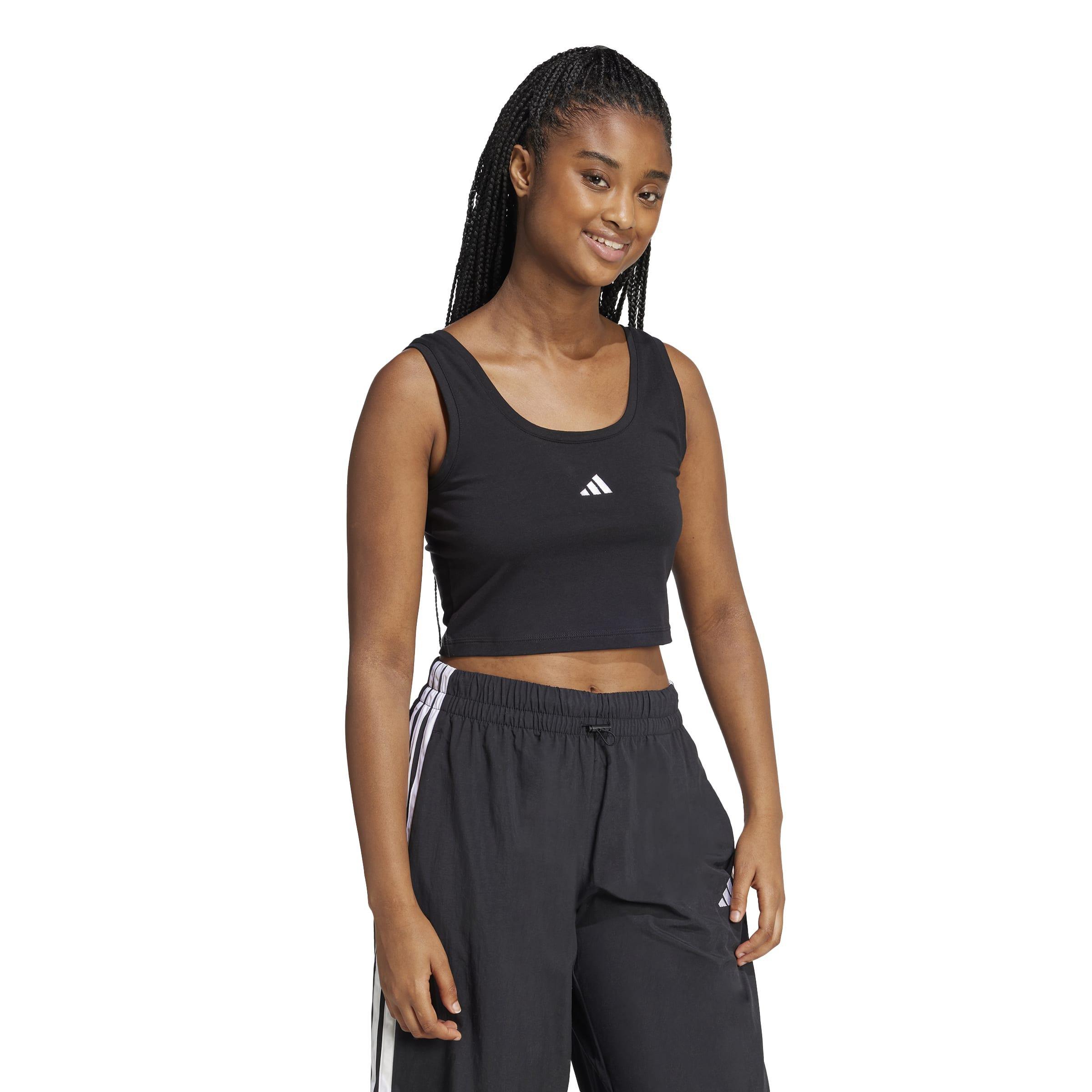 Essentials Small Logo Cotton Lifestyle Tank Top, Black, A701_ONE, large image number 6
