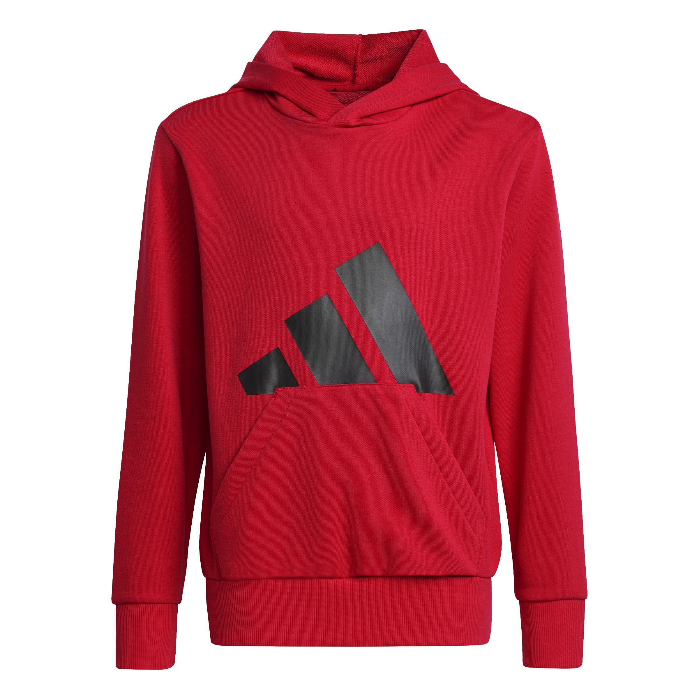 Unisex Kids Essentials Hoodie, Red, , large image number 1