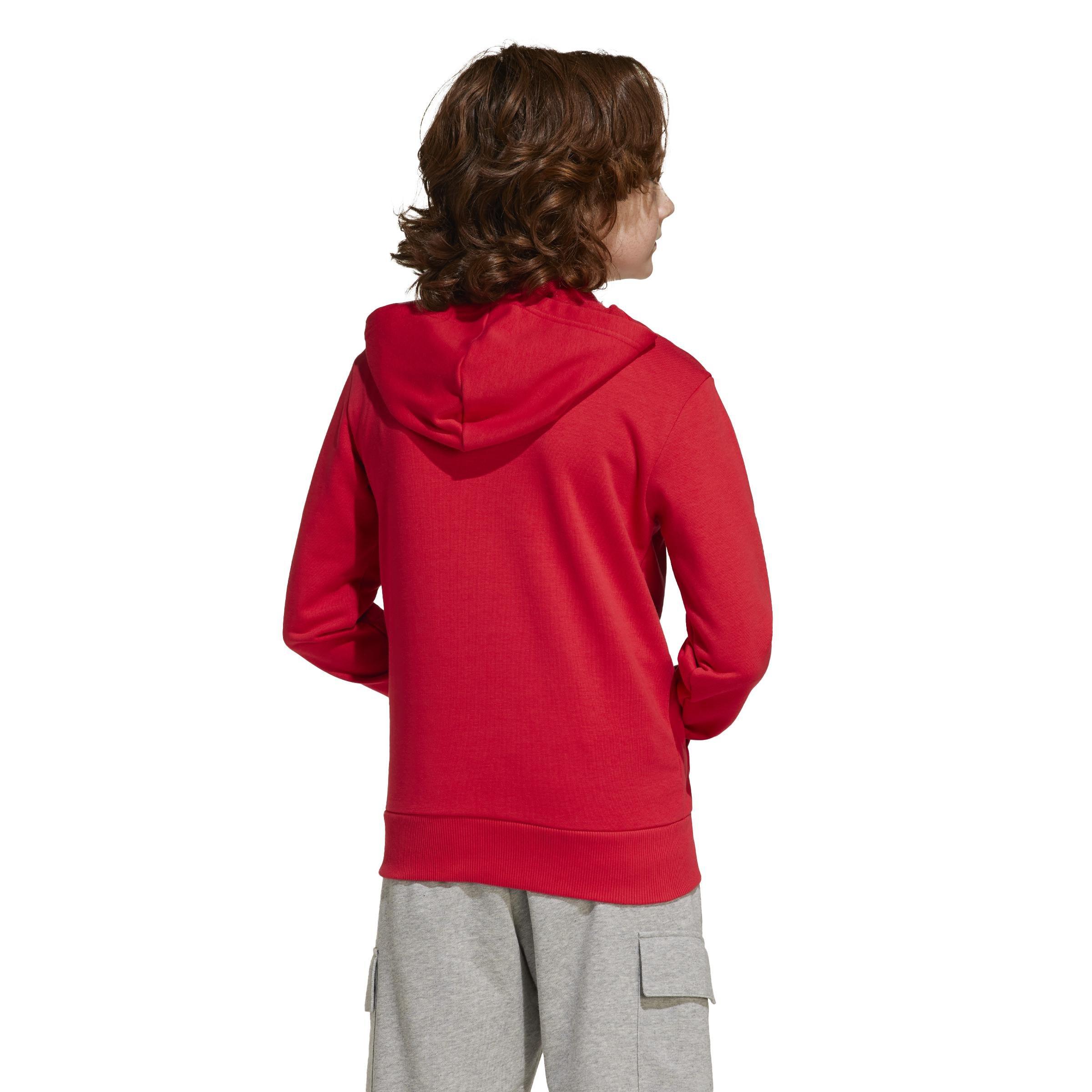 Unisex Kids Essentials Hoodie, Red, , large image number 2