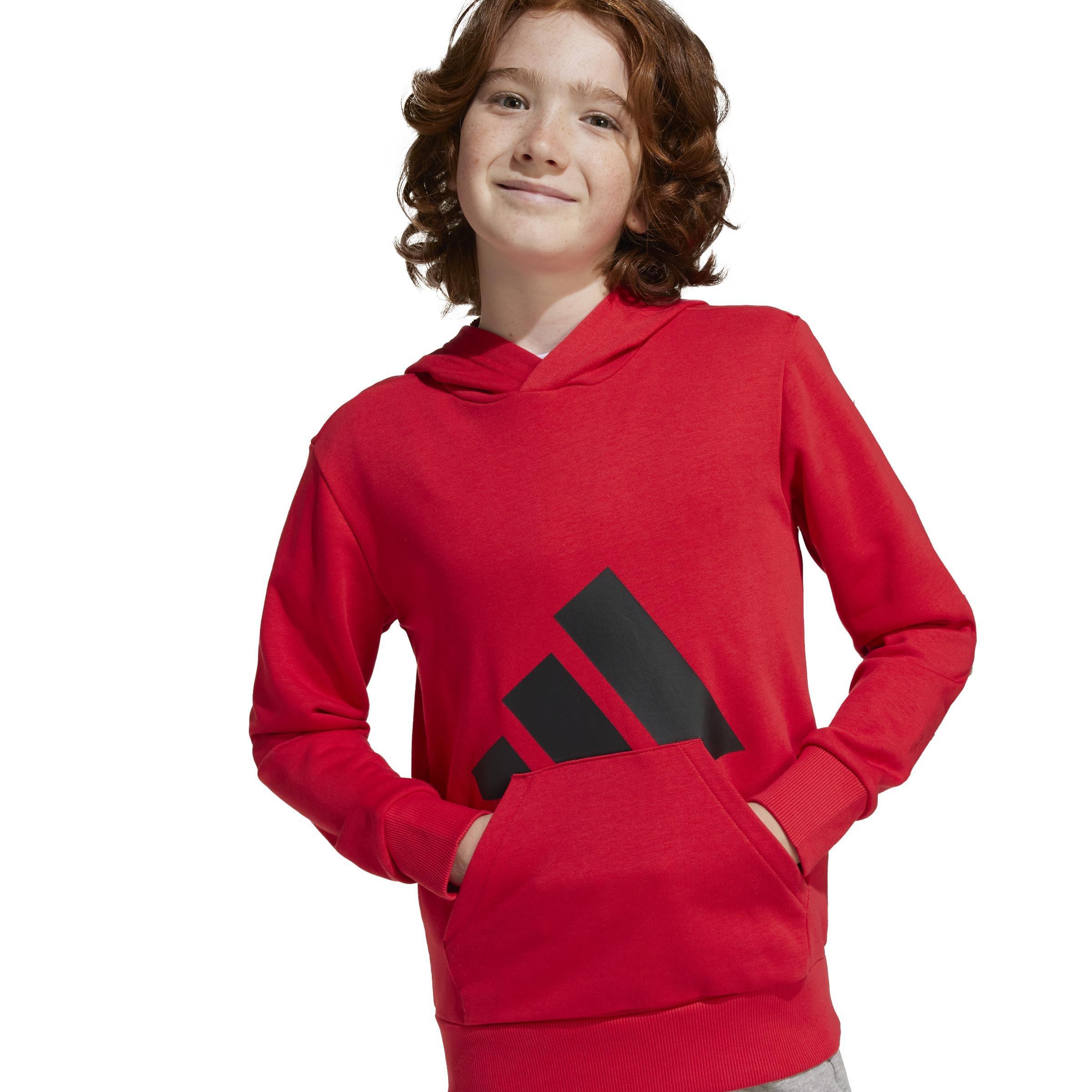 Unisex Kids Essentials Hoodie, Red, , large image number 5