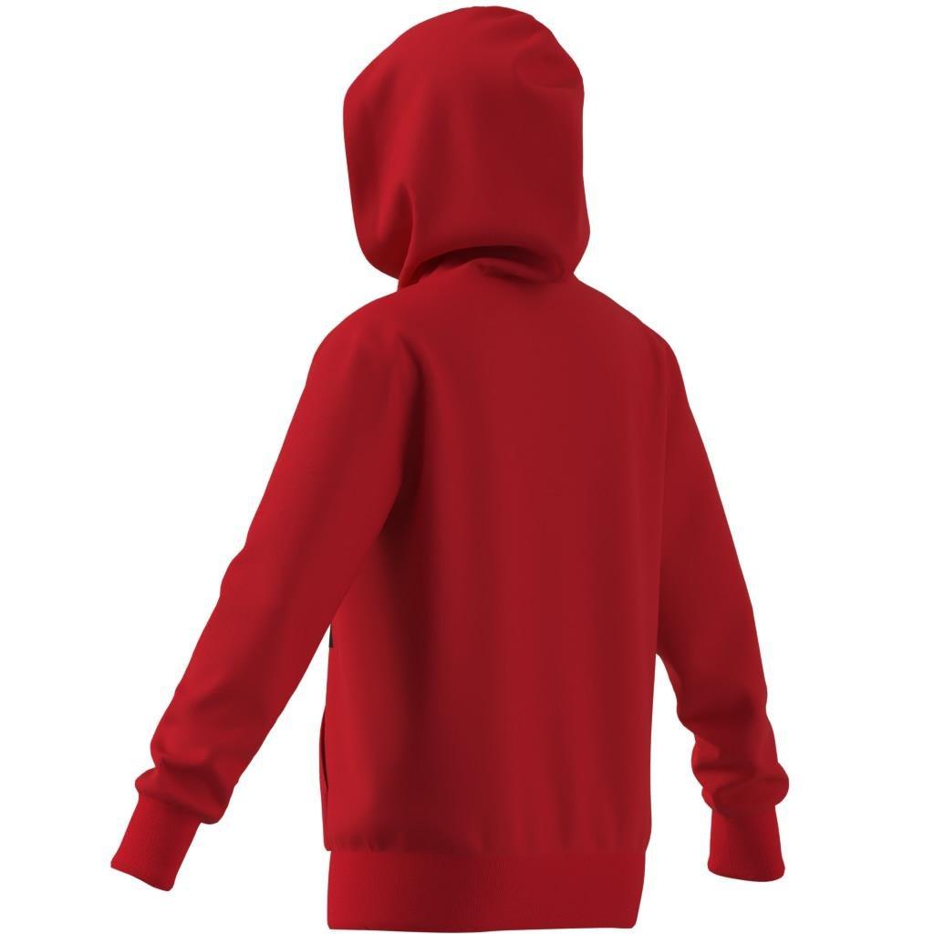 Unisex Kids Essentials Hoodie, Red, , large image number 7