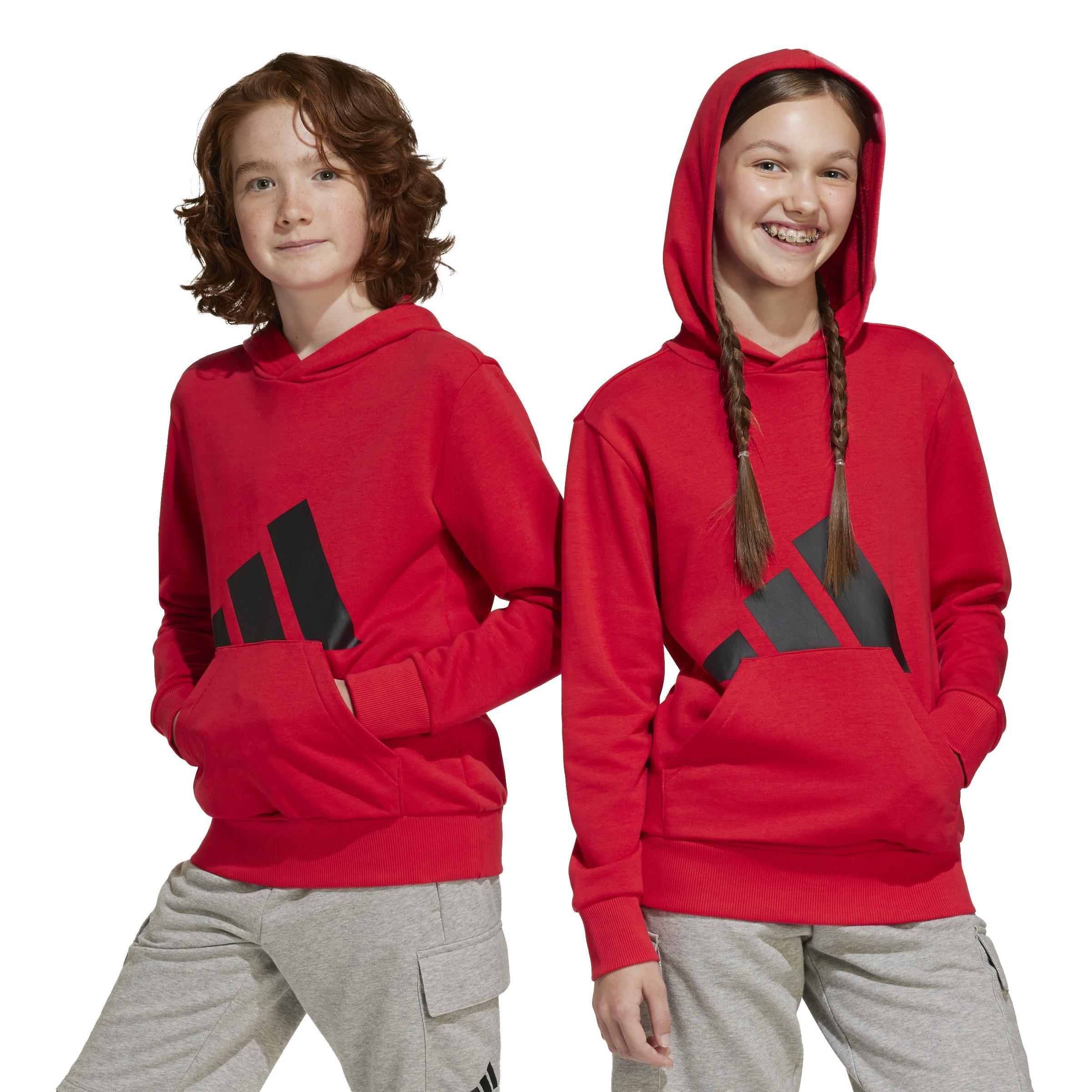 Unisex Kids Essentials Hoodie, Red, , large image number 9