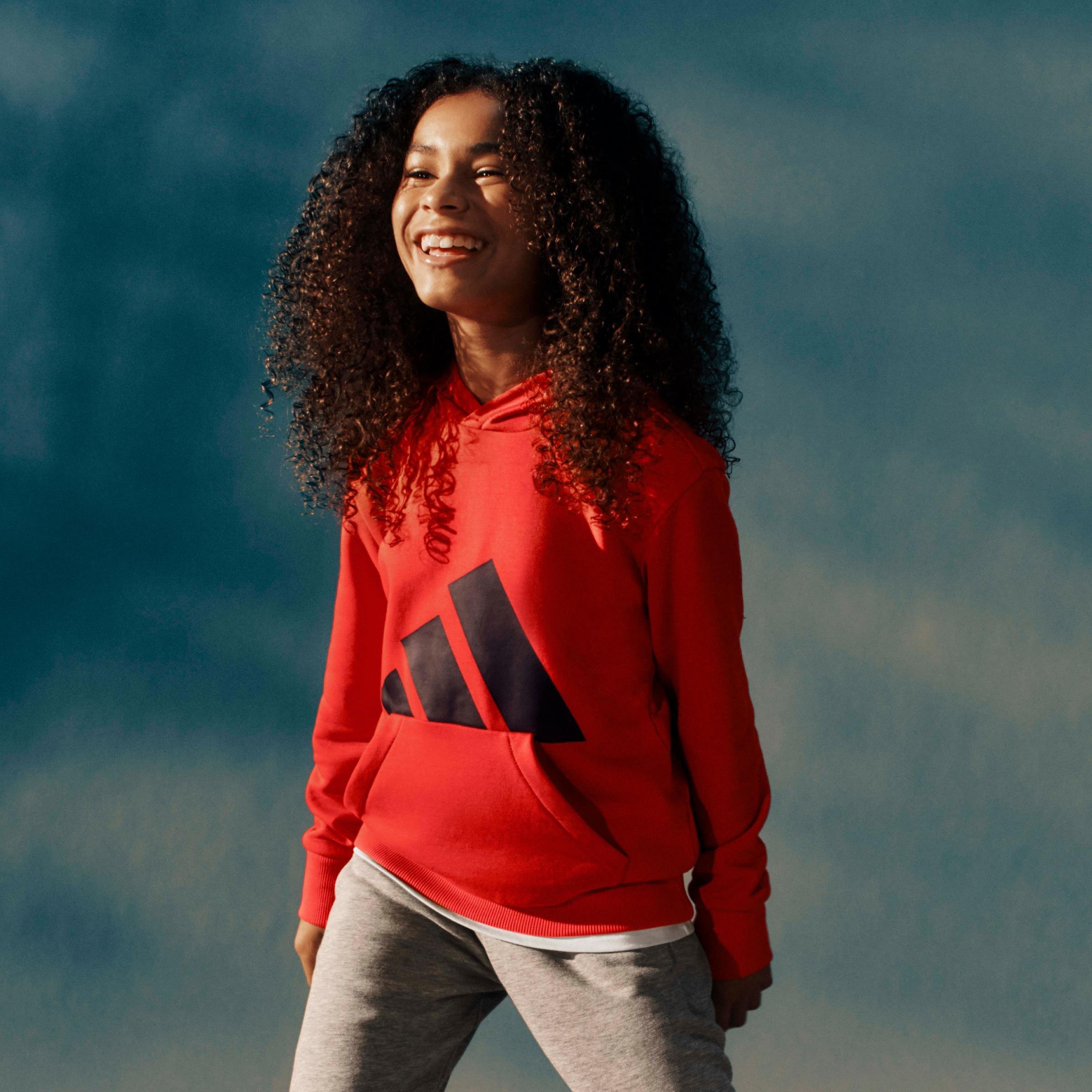 Unisex Kids Essentials Hoodie, Red, , large image number 11