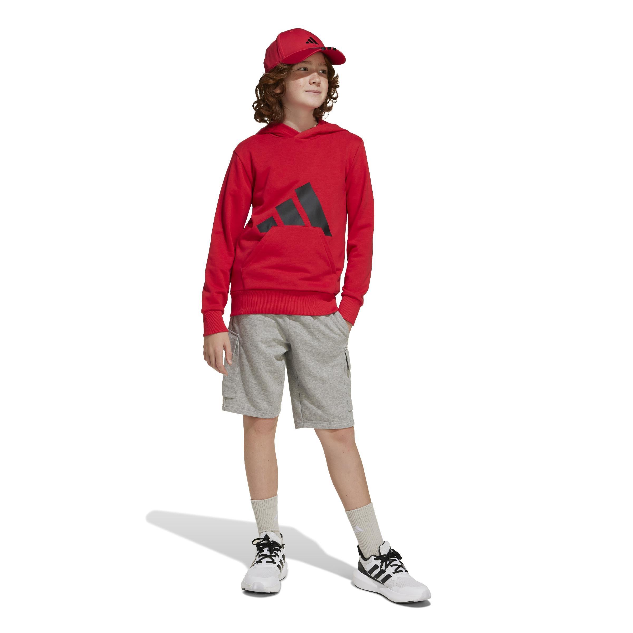 Unisex Kids Essentials Hoodie, Red, , large image number 12