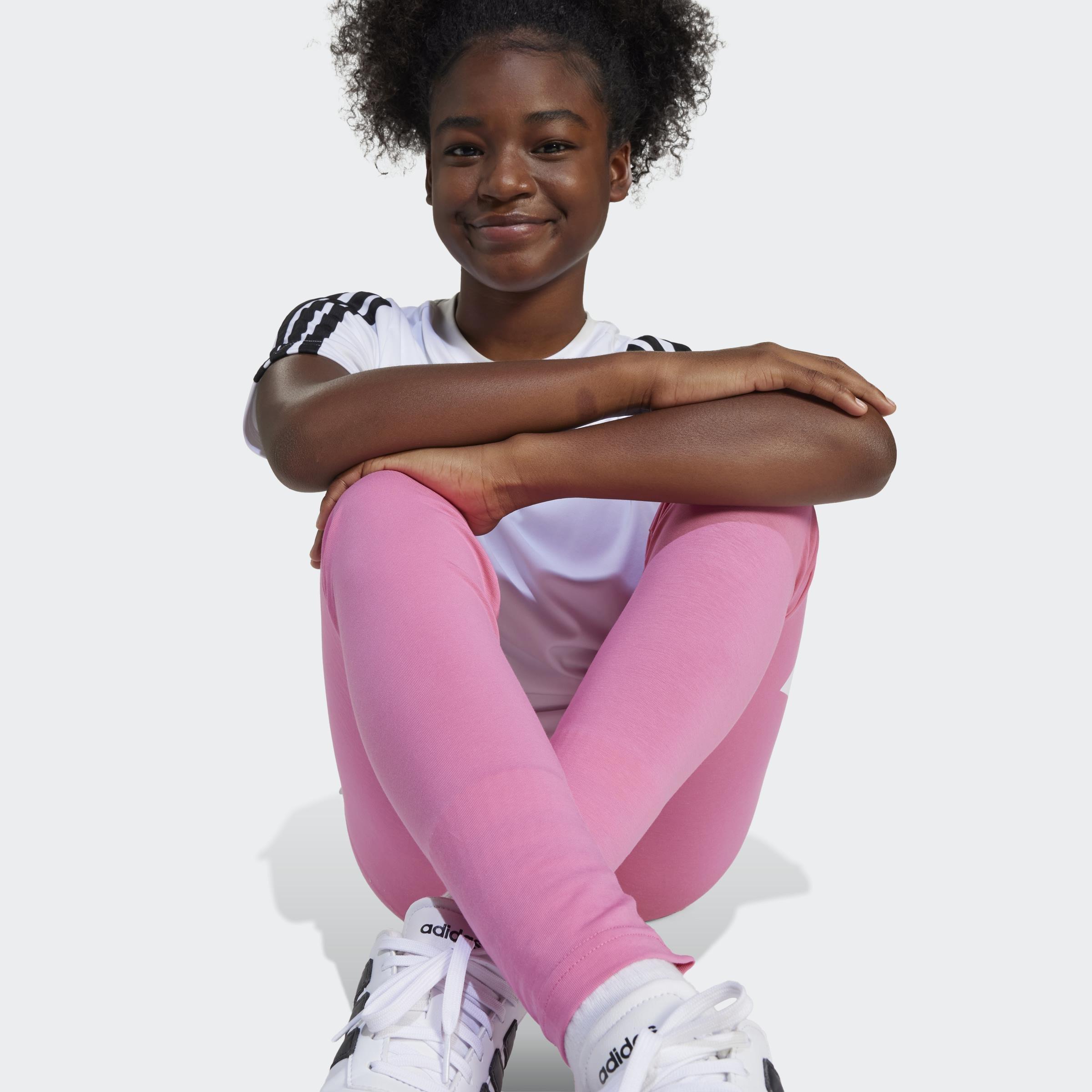 Kids Essentials Leggings, Pink, A701_ONE, large image number 3