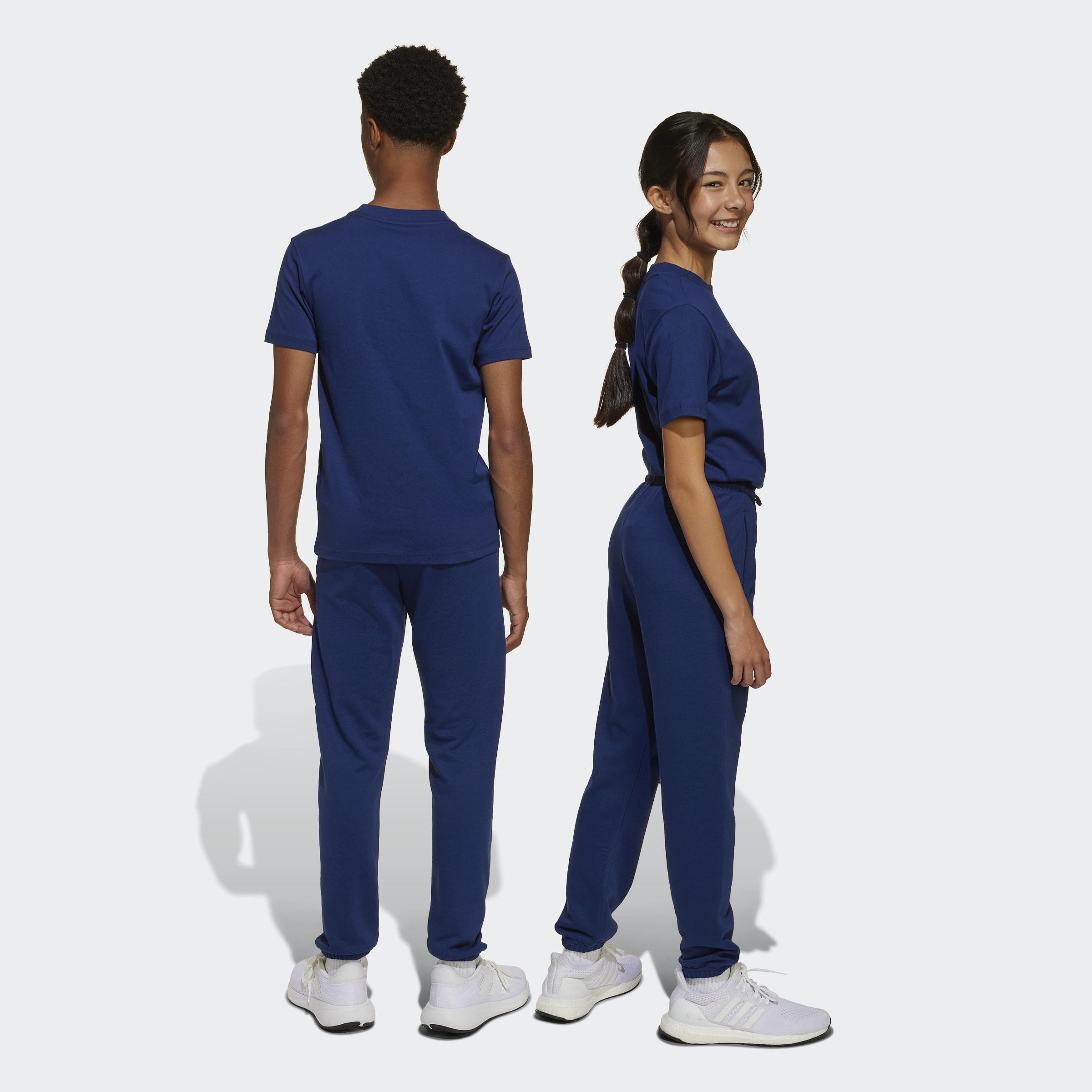 Kids Unisex Essentials Joggers, Blue, A701_ONE, large image number 2