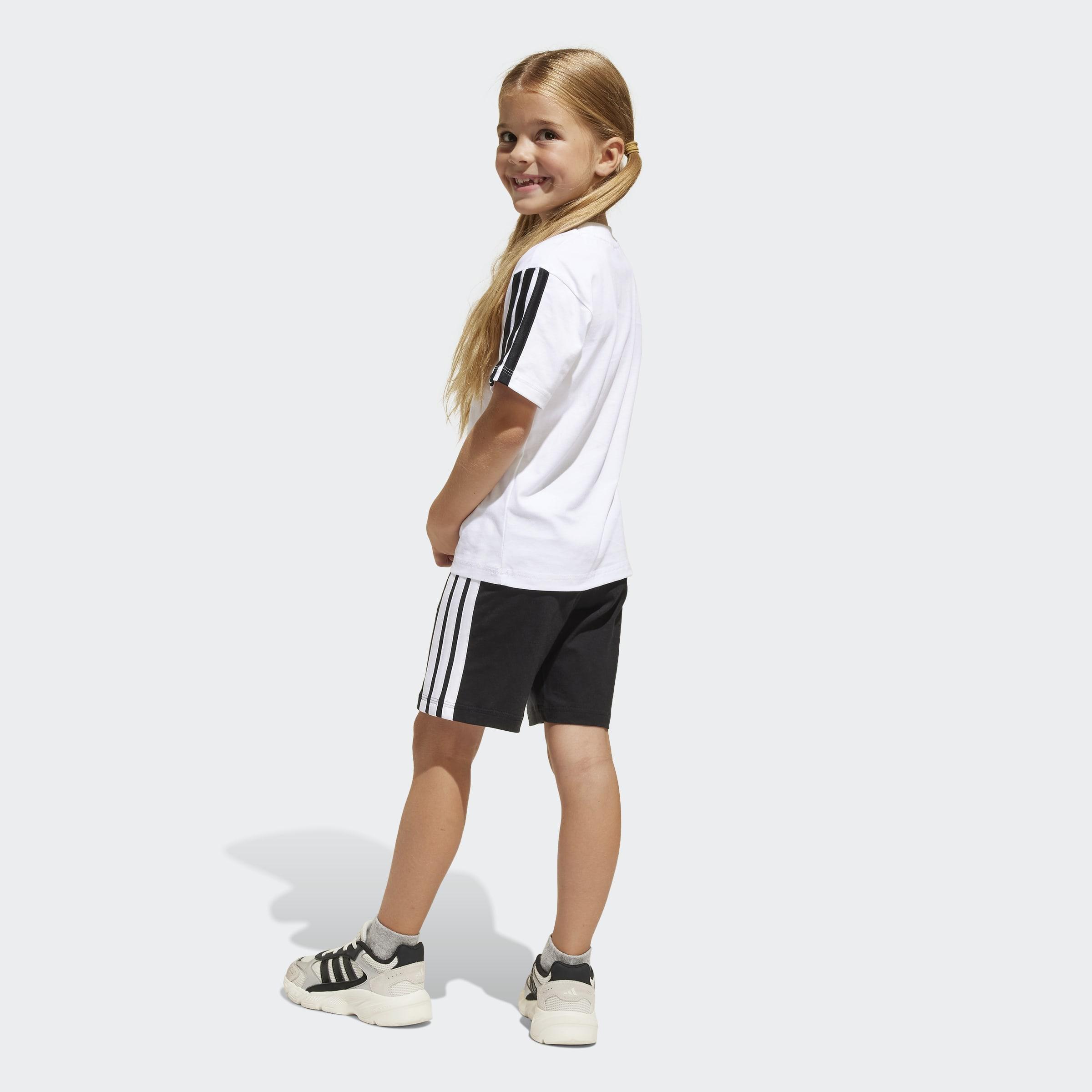 Kids Unisex Essentials Tee Set, White, , large image number 1
