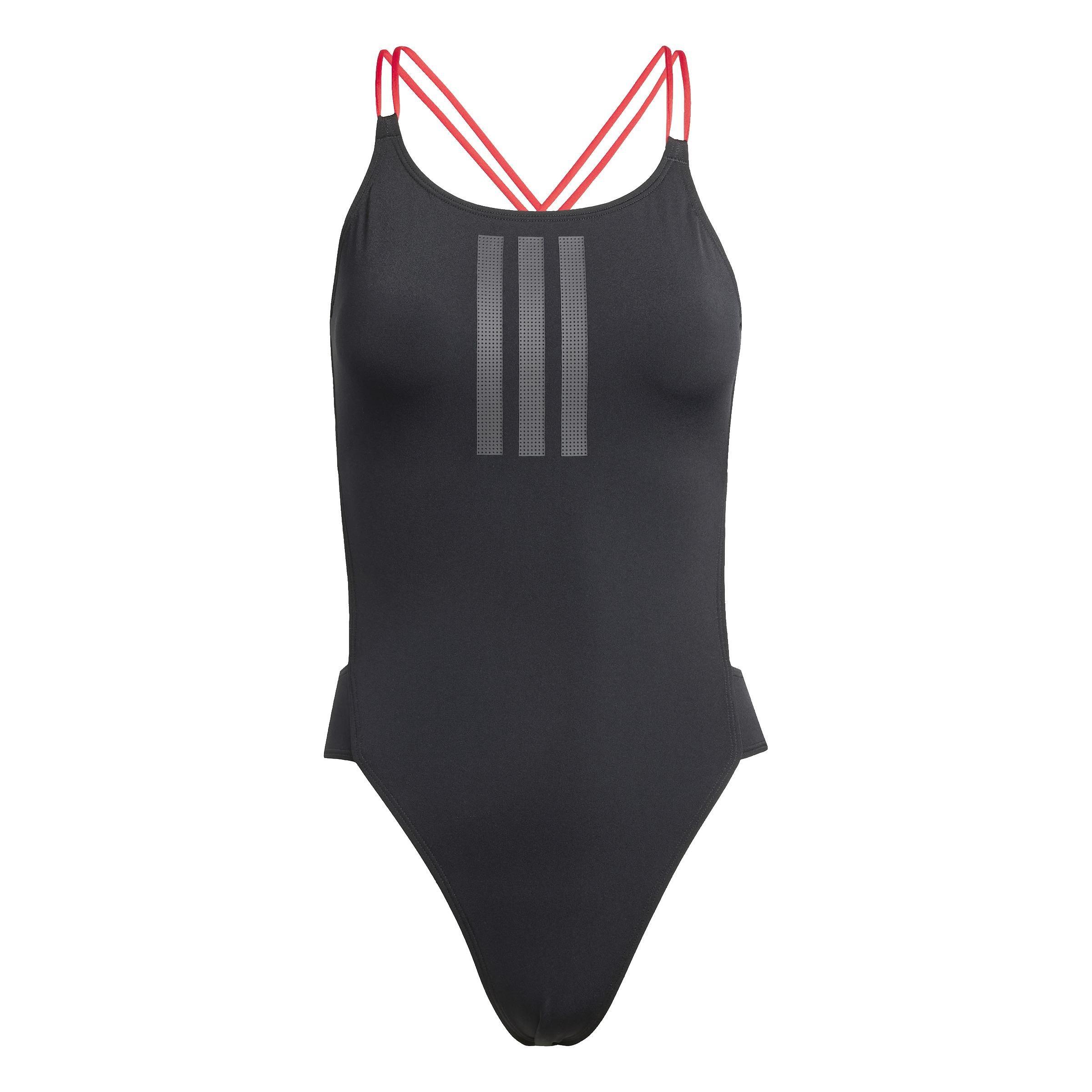 Ripstream 3-Stripes X-Back Swimsuit, Black, , large image number 0