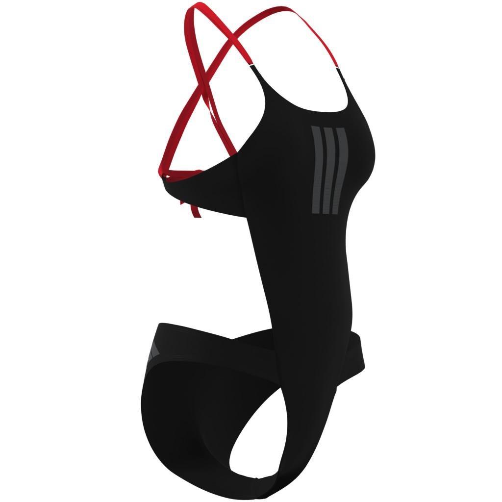Ripstream 3-Stripes X-Back Swimsuit, Black, , large image number 13