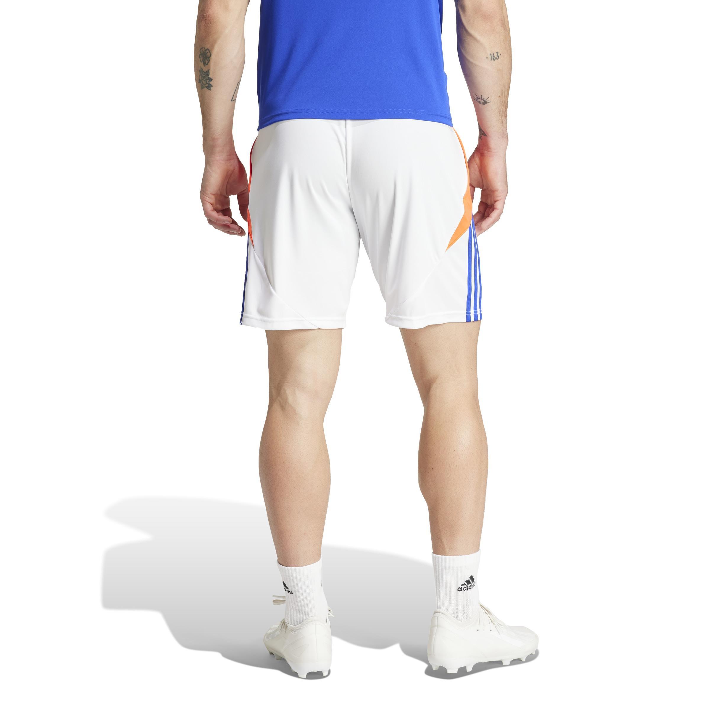 Men Tiro 24 Training Shorts, White, A701_ONE, large image number 2