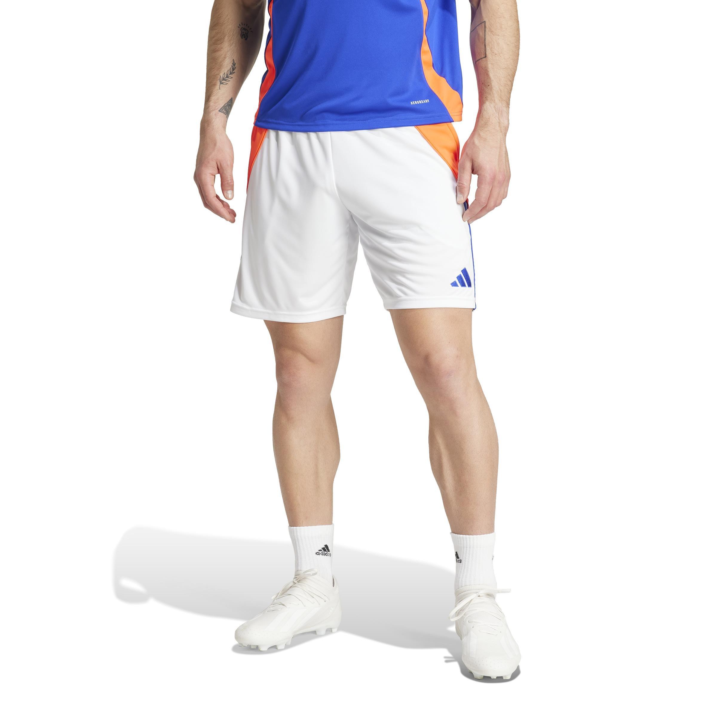 Men Tiro 24 Training Shorts, White, A701_ONE, large image number 8