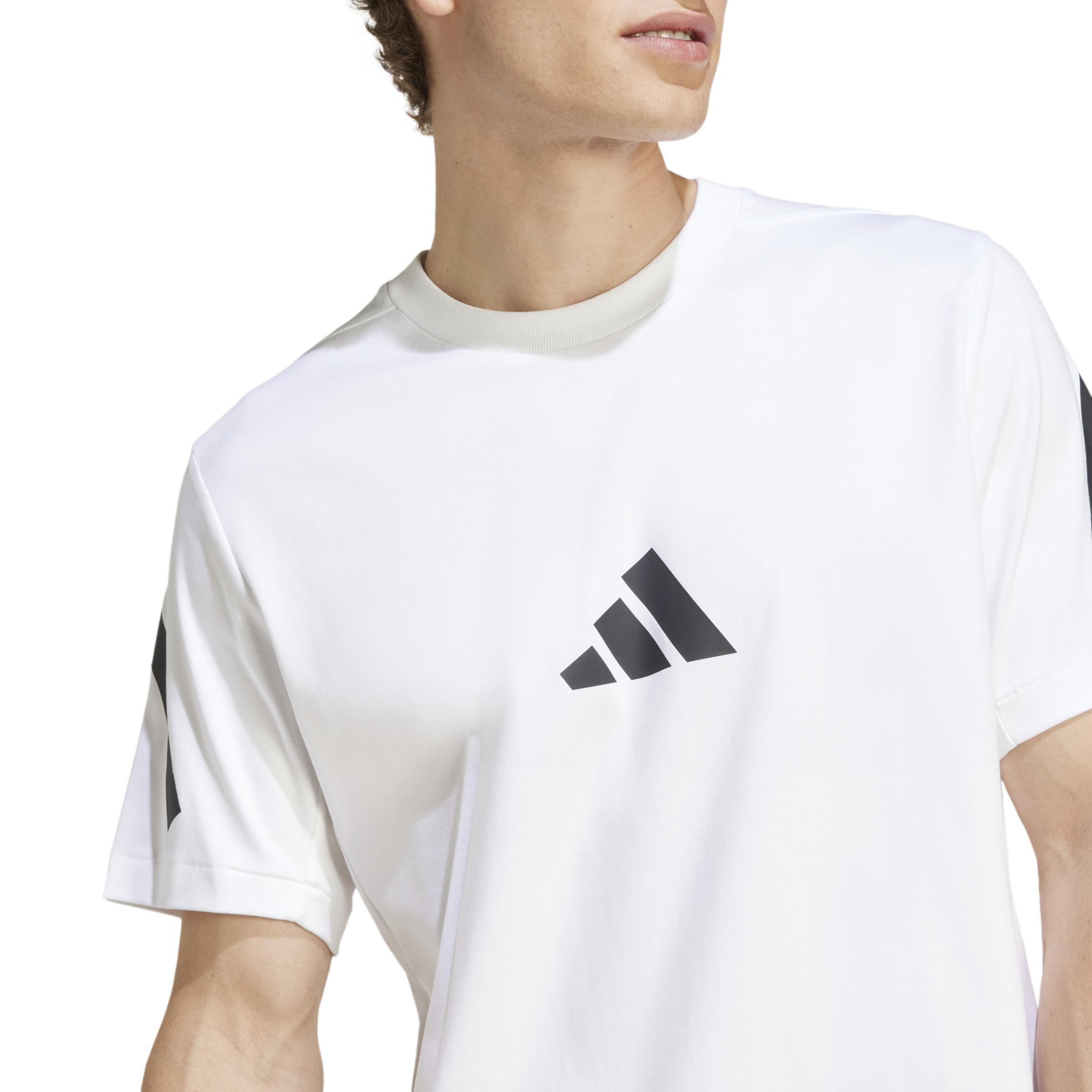 Adidas Z.N.E. T-Shirt, White, A701_ONE, large image number 5