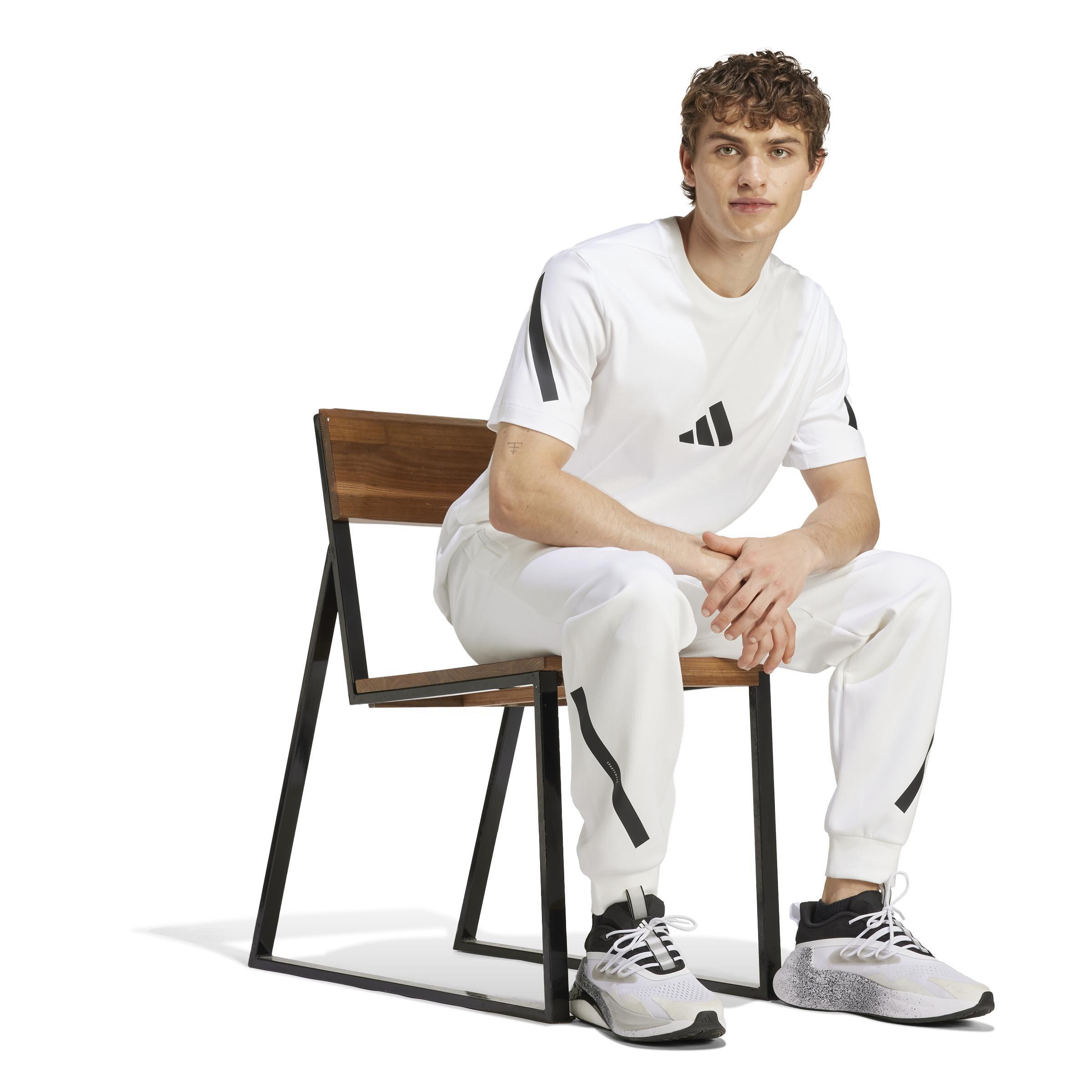 Adidas Z.N.E. T-Shirt, White, , large image number 10