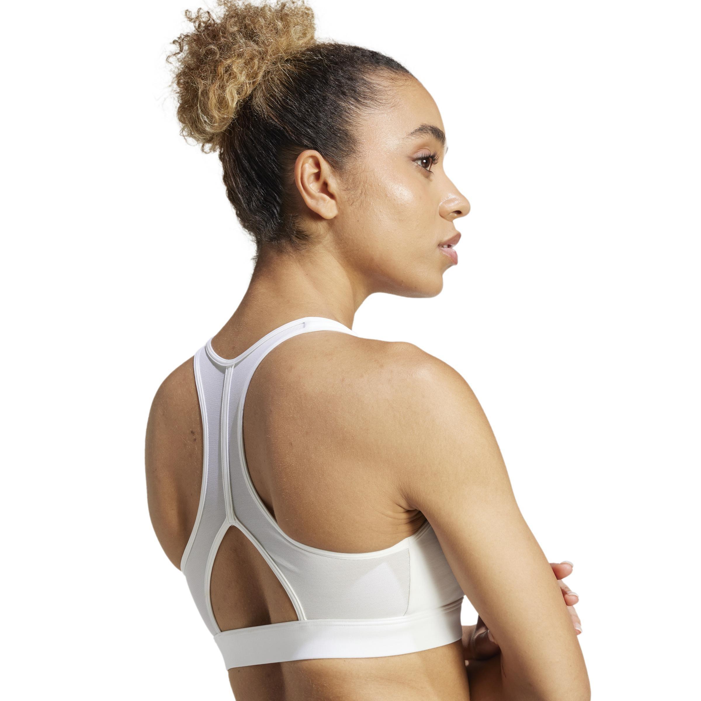 Powerreact Graphic Bra, White, A701_ONE, large image number 6