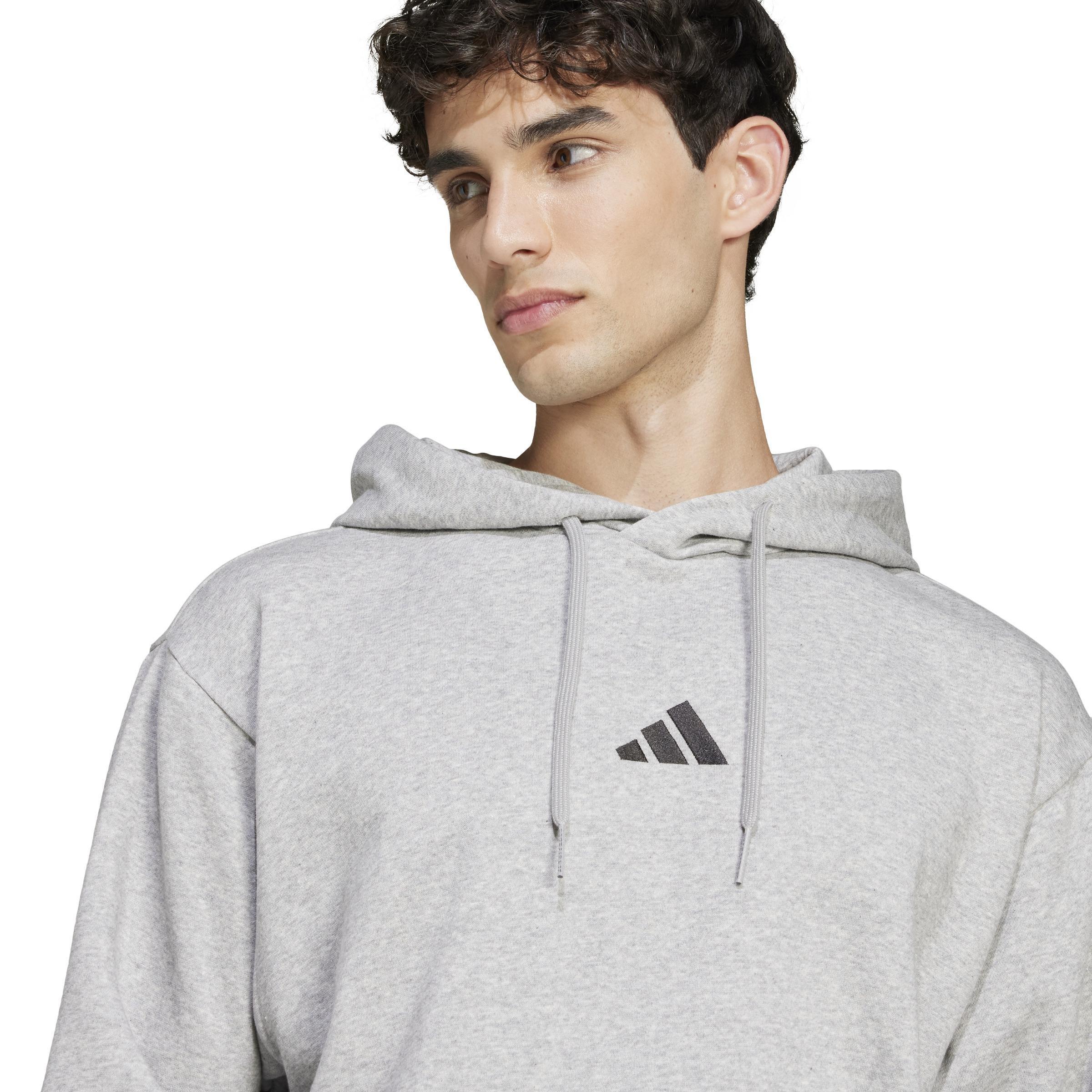 Essentials Feelcozy Fleece Hoodie, Grey, , large image number 2