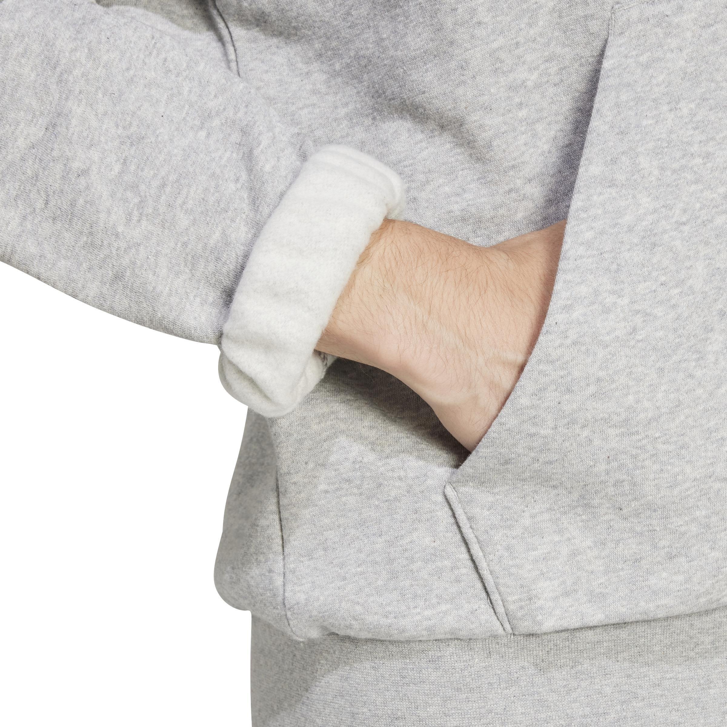 Essentials Feelcozy Fleece Hoodie, Grey, , large image number 3
