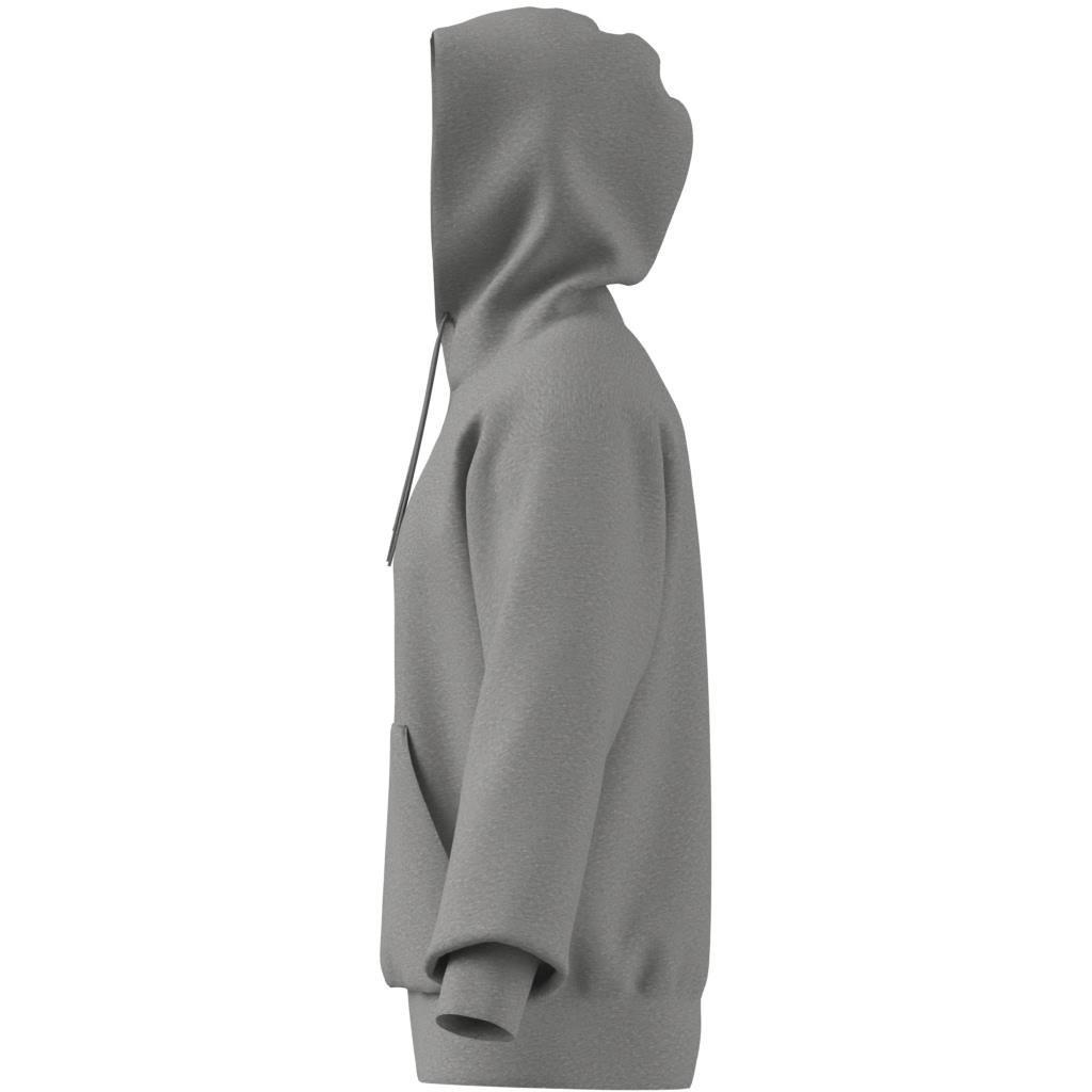 Essentials Feelcozy Fleece Hoodie, Grey, A701_ONE, large image number 8