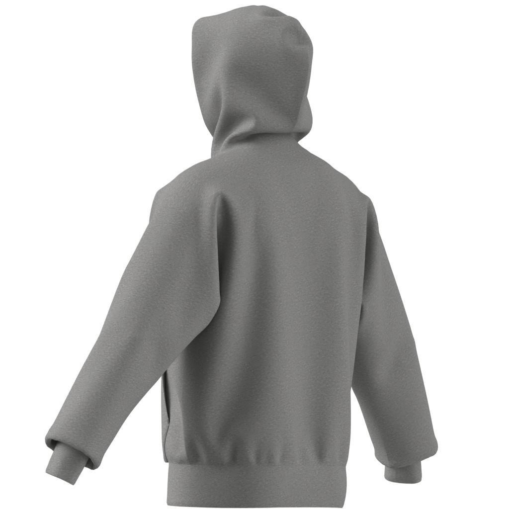 Essentials Feelcozy Fleece Hoodie, Grey, A701_ONE, large image number 10