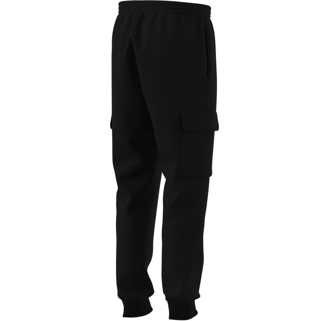 Essentials Feelcozy Fleece Cargo Joggers, Black, A701_ONE, large image number 12