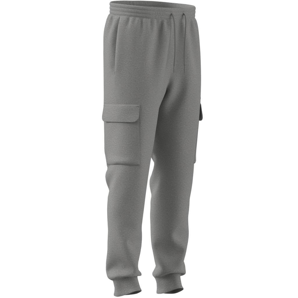 Essentials Feelcozy Fleece Cargo Joggers, Grey, A701_ONE, large image number 13