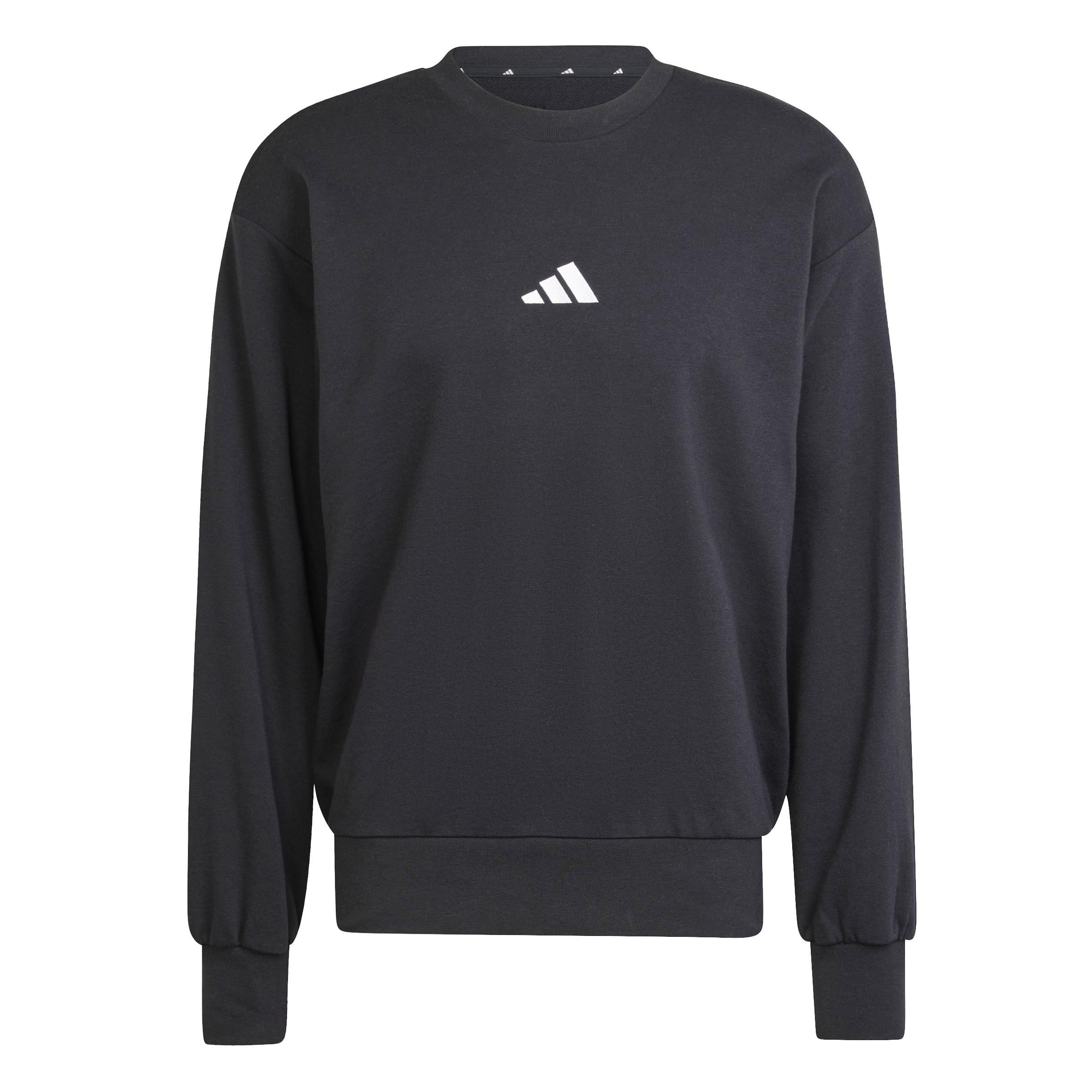Essentials Feelcozy French Terry Sweatshirt, Black, A701_ONE, large image number 0