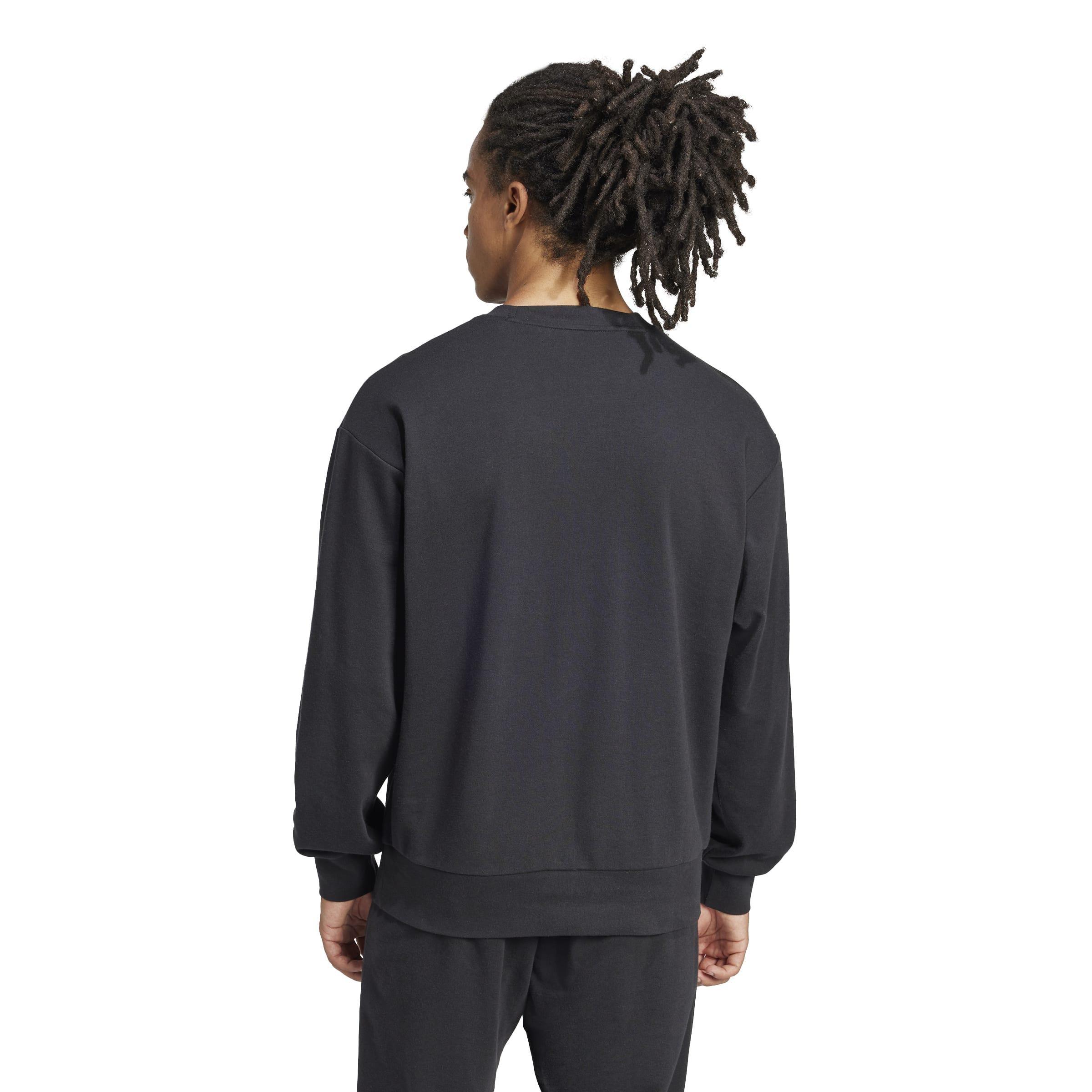 Essentials Feelcozy French Terry Sweatshirt, Black, A701_ONE, large image number 1