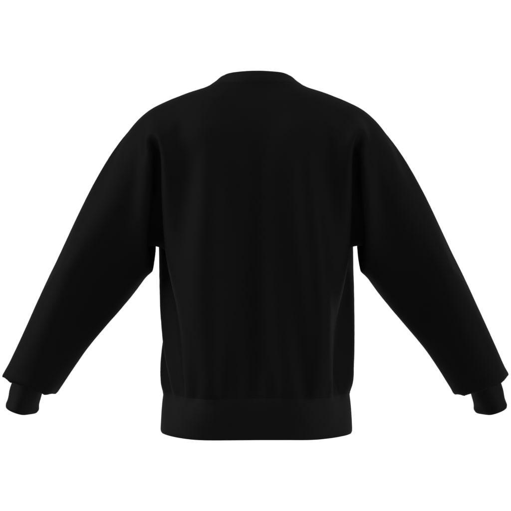 Essentials Feelcozy French Terry Sweatshirt, Black, A701_ONE, large image number 4