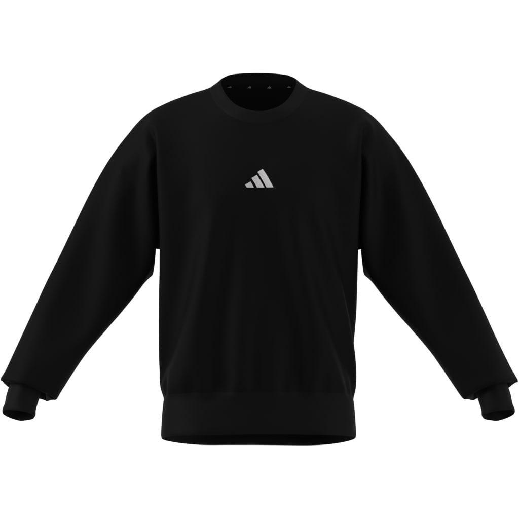 Essentials Feelcozy French Terry Sweatshirt, Black, A701_ONE, large image number 7