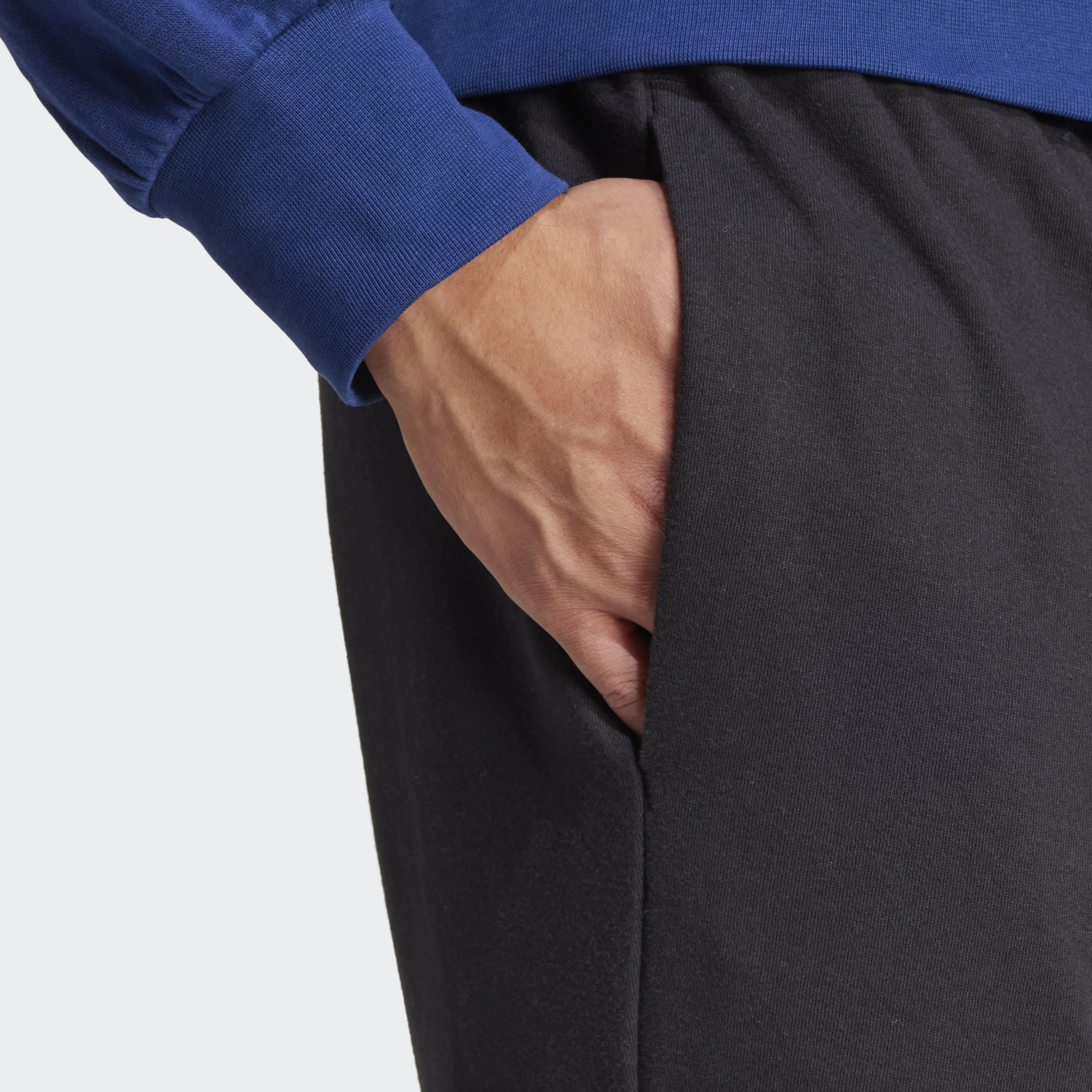 Essentials Feelcozy French Terry Cuffed Joggers, Black, A701_ONE, large image number 2