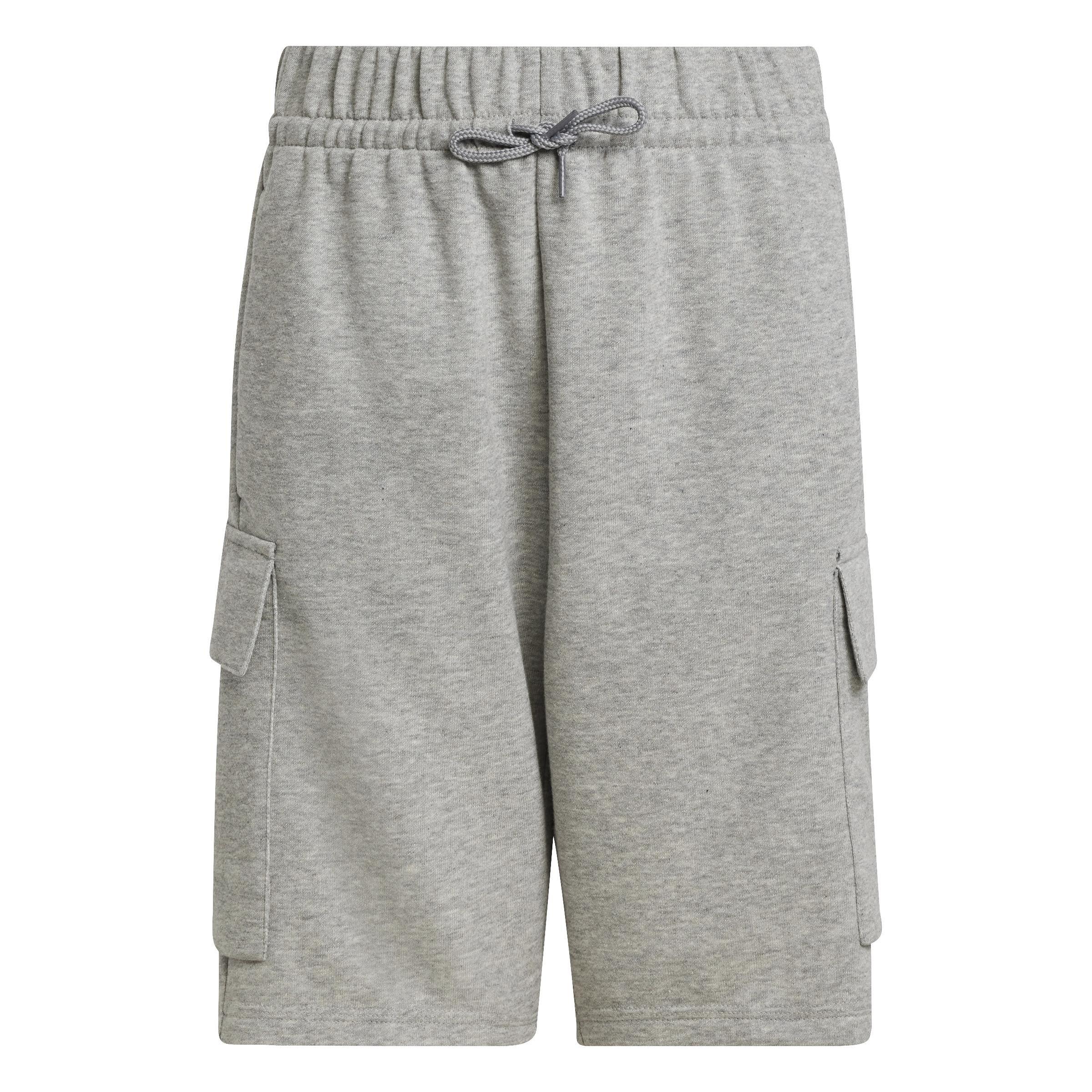 Unisex Essentials Cargo Shorts Kids, Grey, A701_ONE, large image number 0