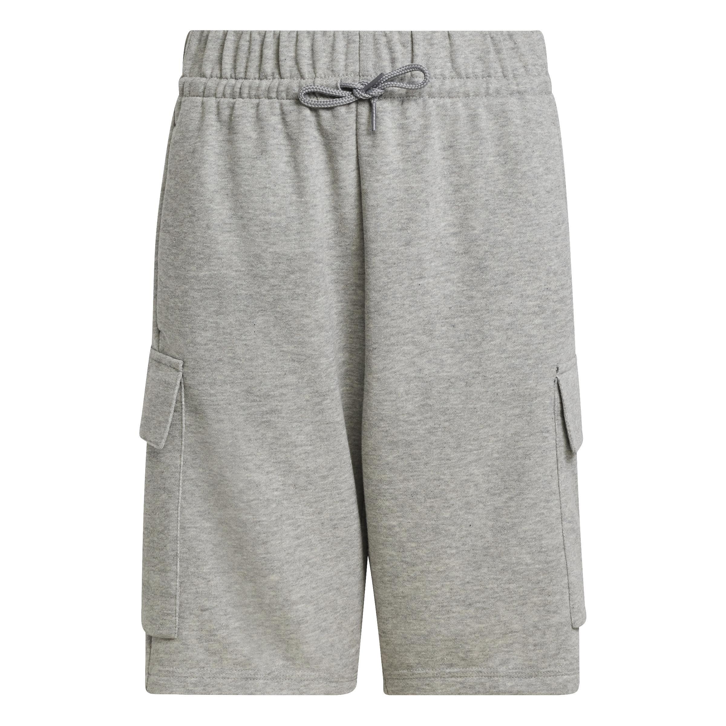 Unisex Kids Essentials Cargo Shorts, Grey, , large image number 1