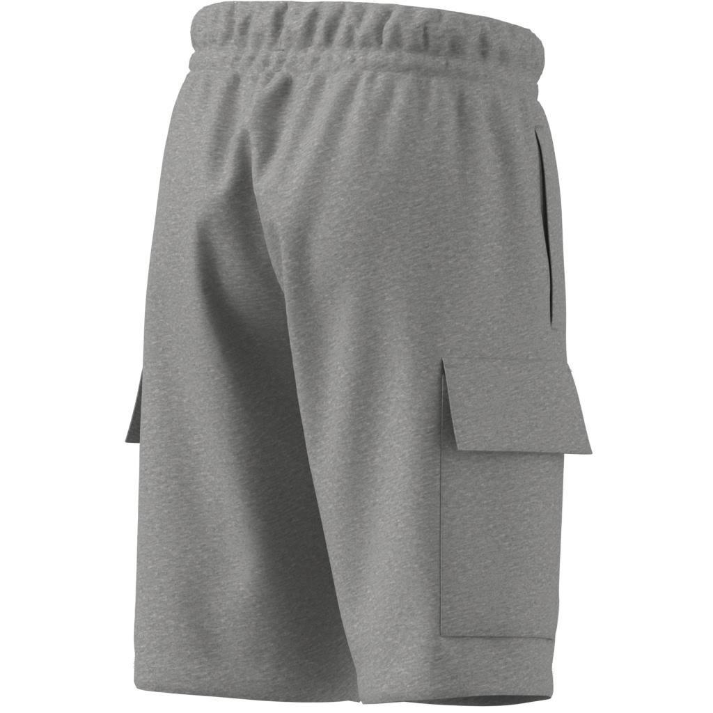 Unisex Essentials Cargo Shorts, Grey, A701_ONE, large image number 6