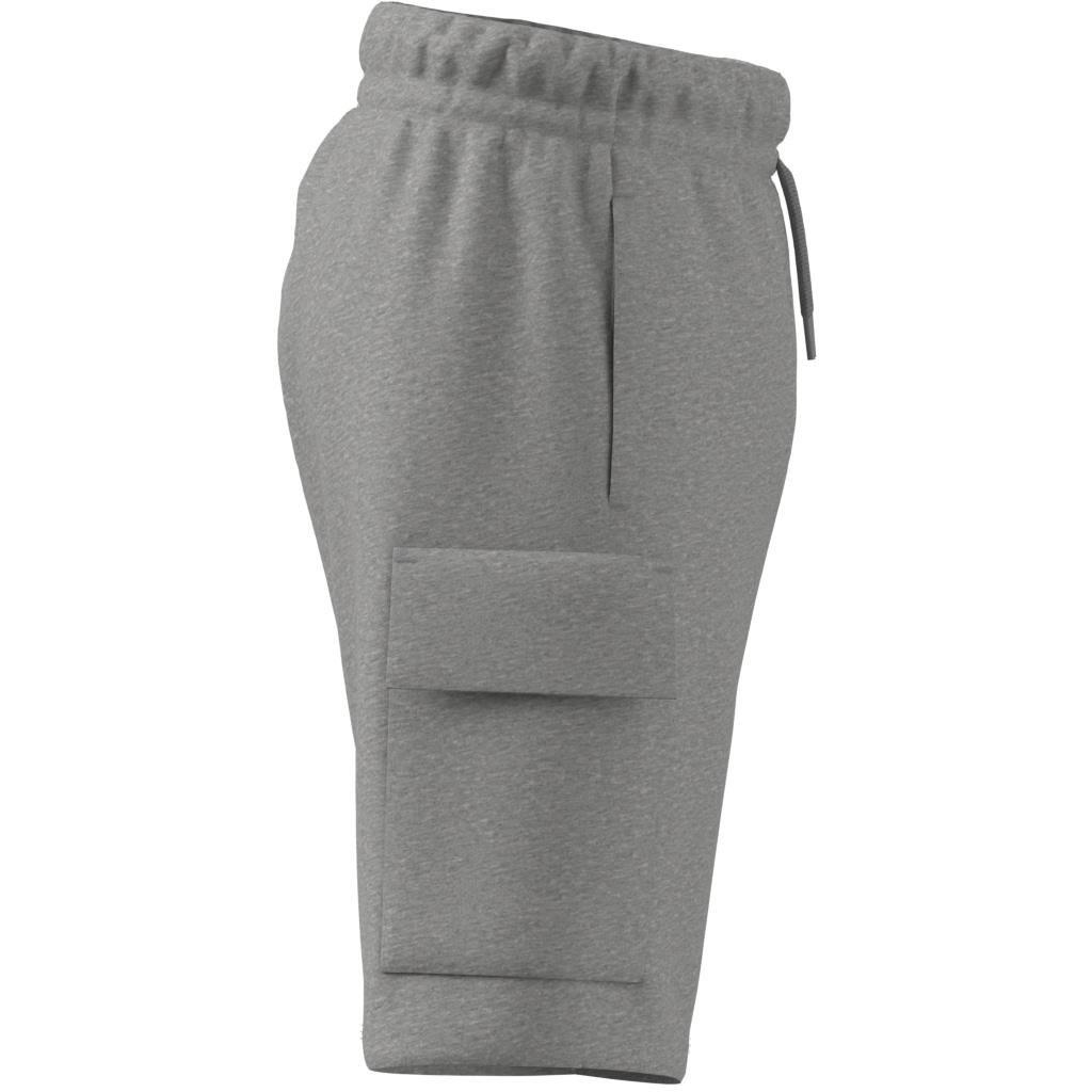 Unisex Essentials Cargo Shorts, Grey, A701_ONE, large image number 9