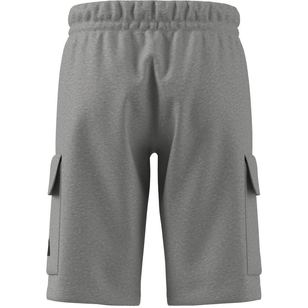 Unisex Essentials Cargo Shorts Kids, Grey, A701_ONE, large image number 14