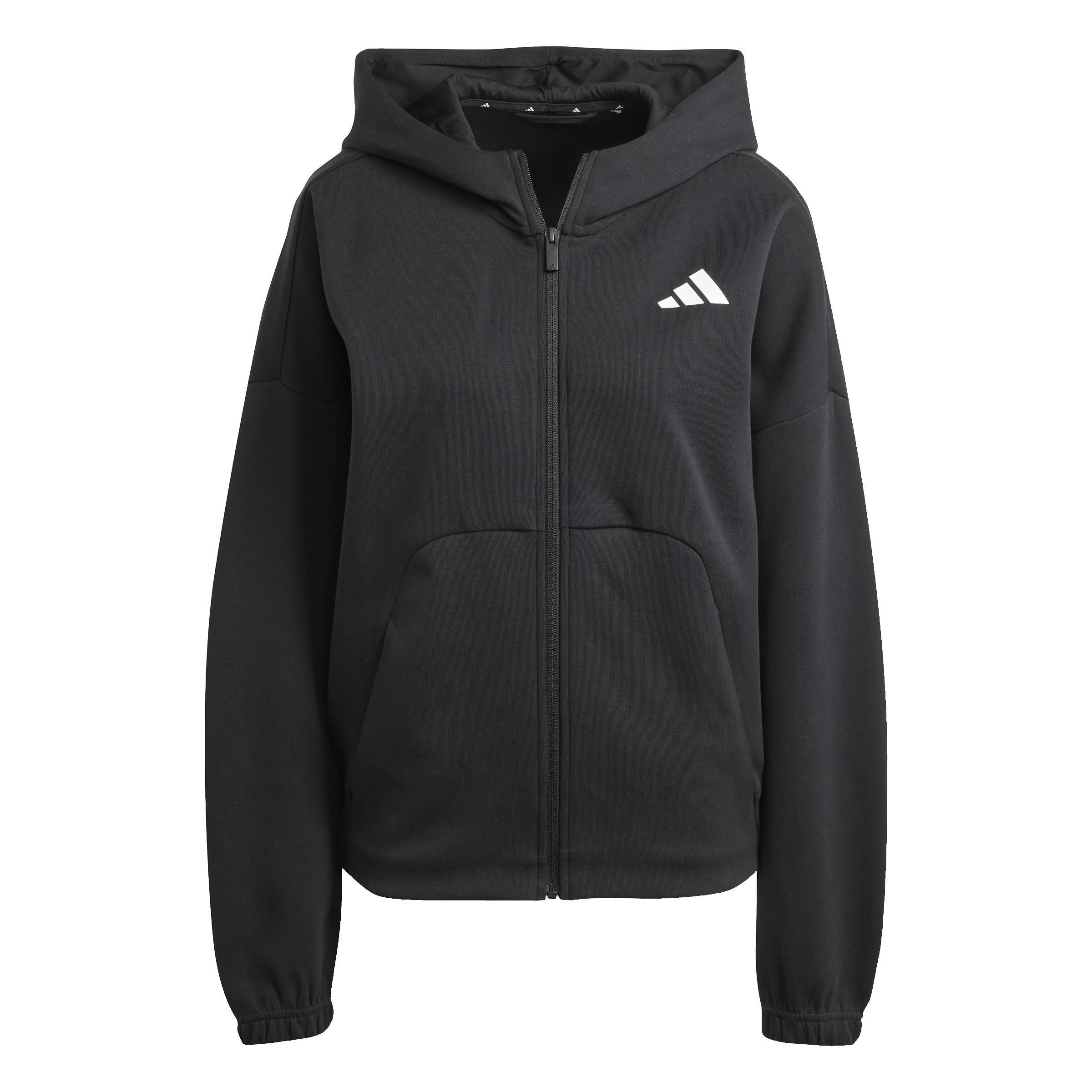 Future Icons Small Logo Full-Zip Hoodie, Black, , large image number 1