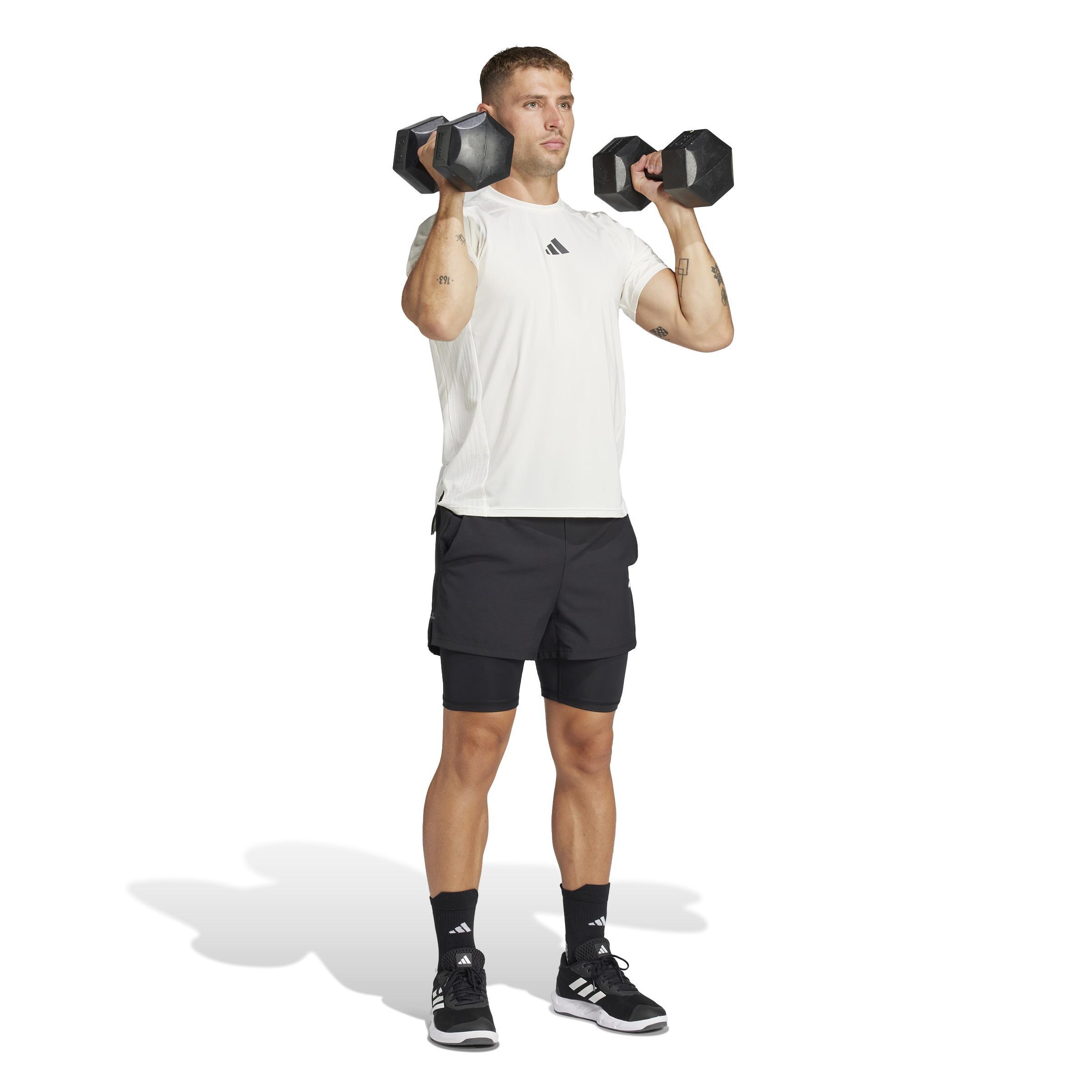 Gym+ 2-in-1 Shorts, Black, , large image number 12