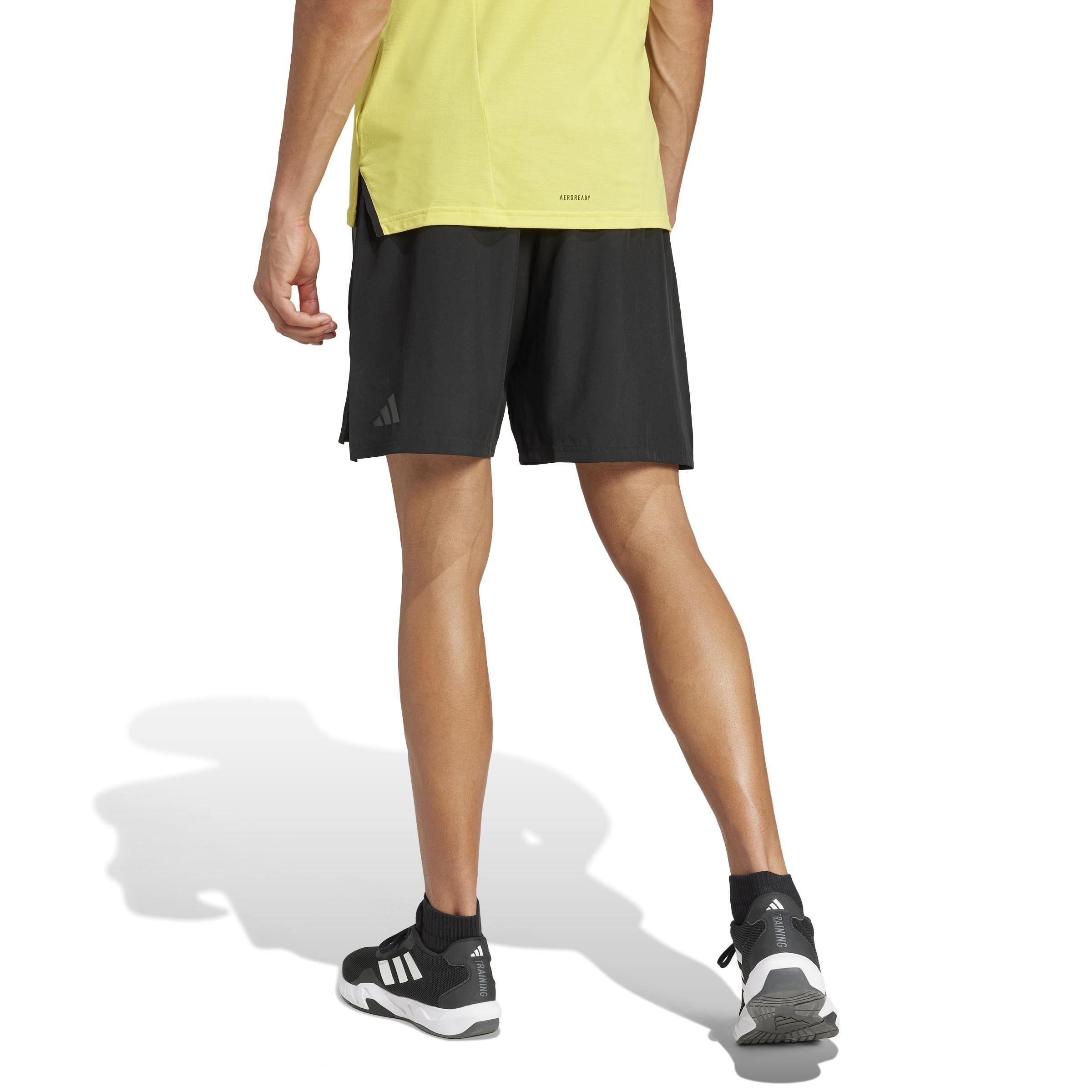 Designed-for-Training 3-Stripes Shorts, Black, , large image number 1